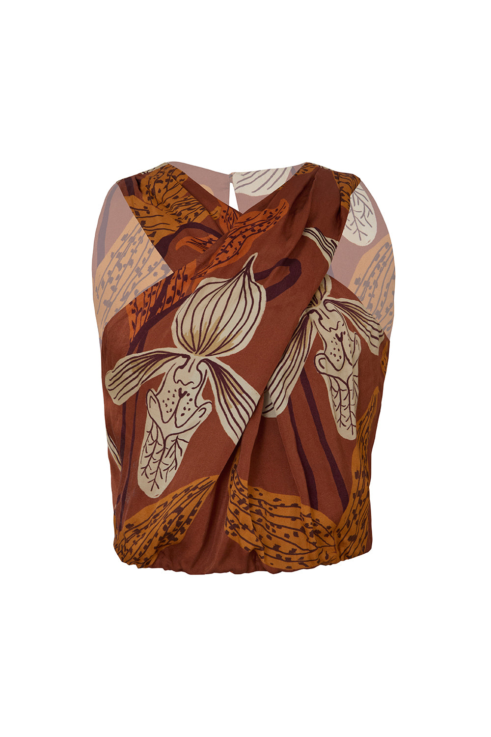 Crop top vereda terracota