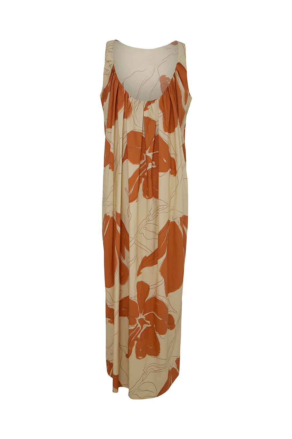 Vestido dolce vento naranja natural