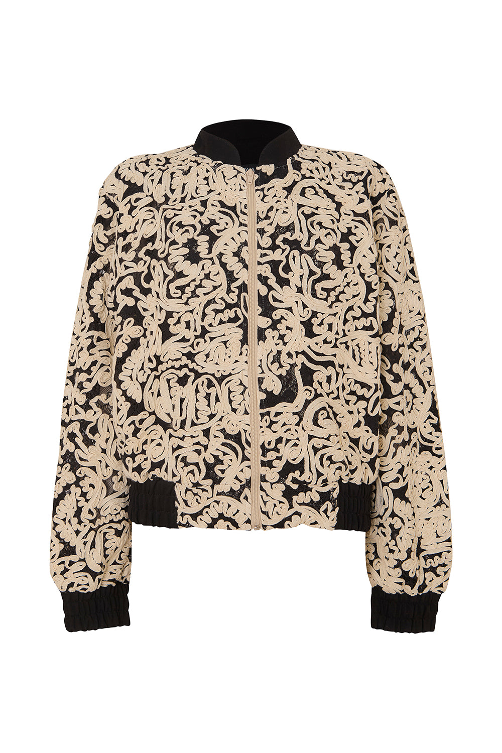 Chaqueta renata negro natural