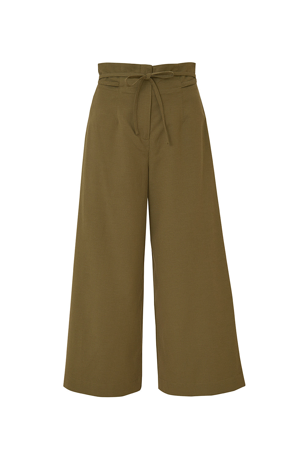 Pantalón anabelle color verde militar