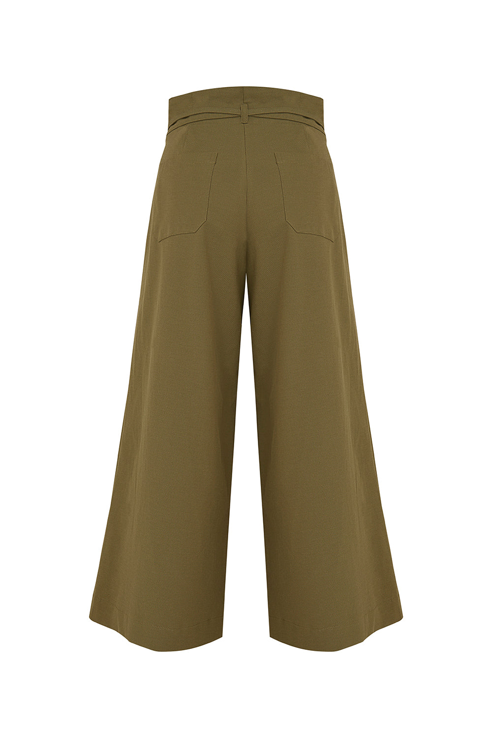 Pantalón anabelle color verde militar