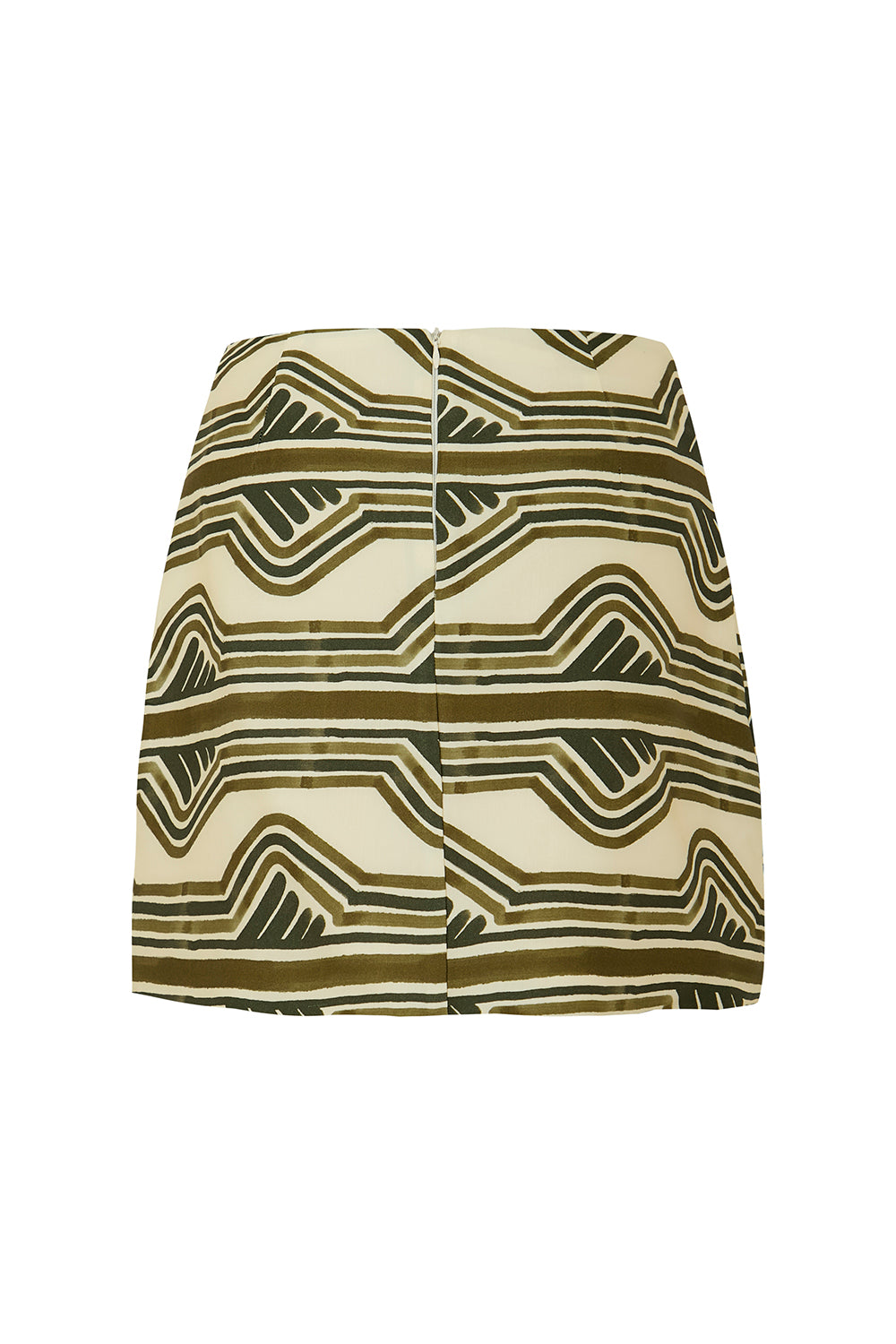 Mini falda moren verde oliva