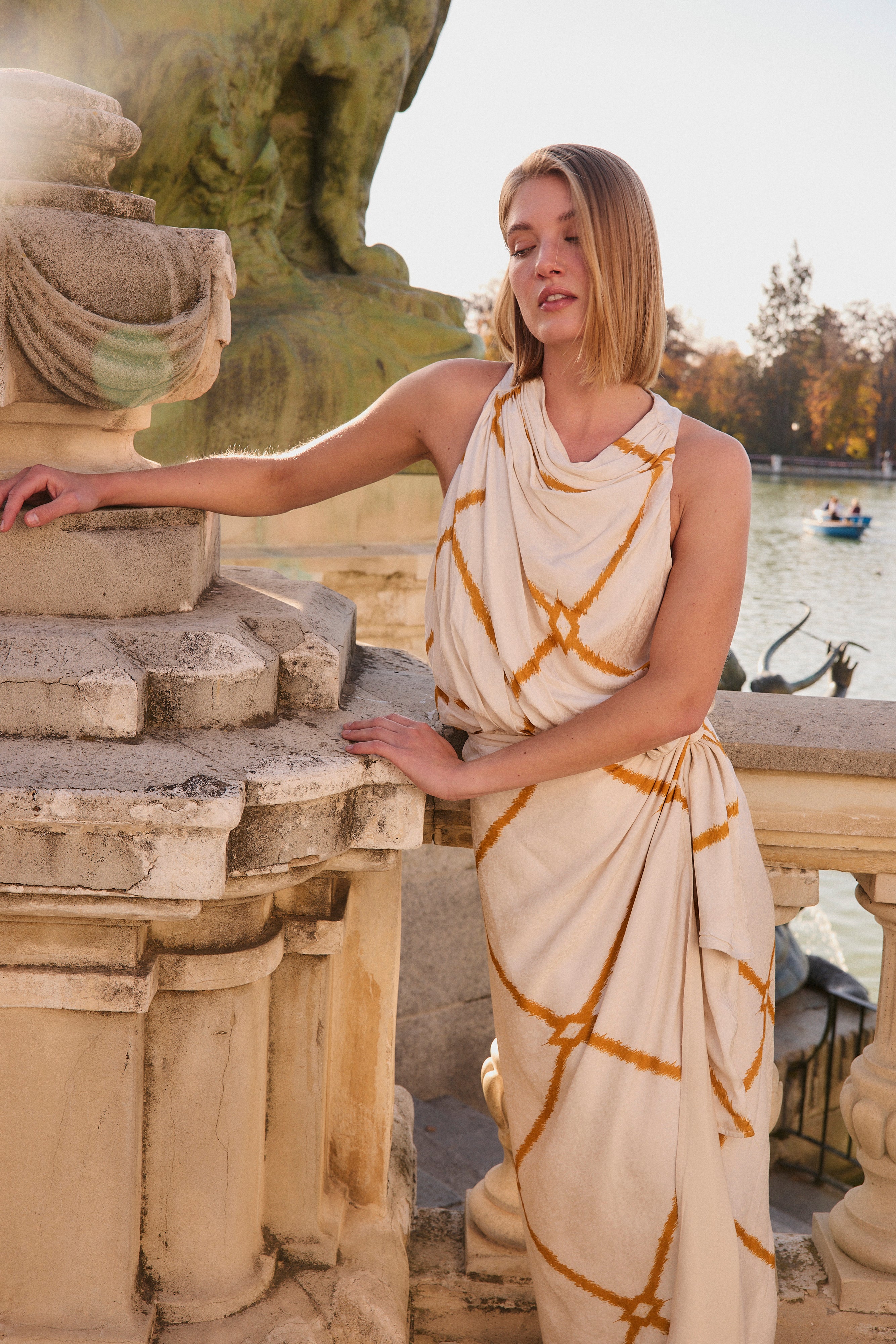 Vestido Camelia Mostaza