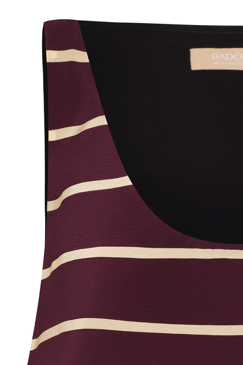 Crop top galicia dark purple