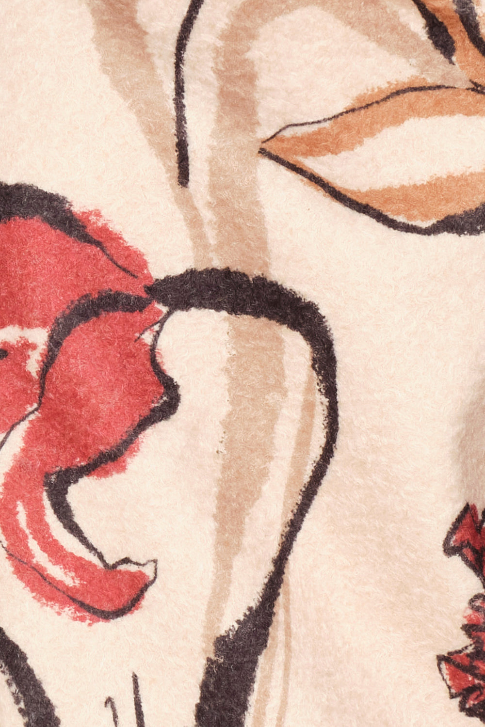 Saco new scarlet ivory burgundy