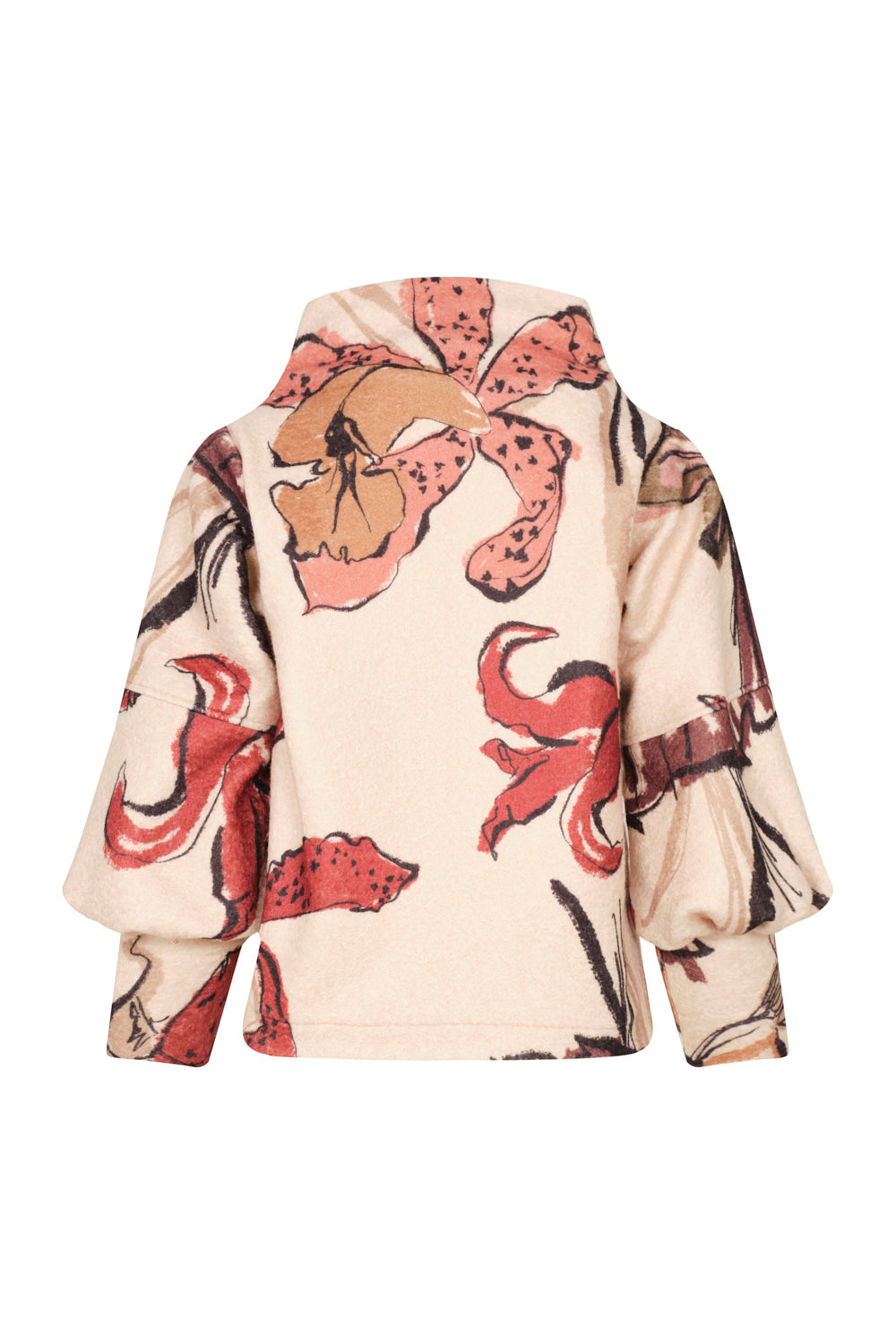 Saco new scarlet ivory burgundy