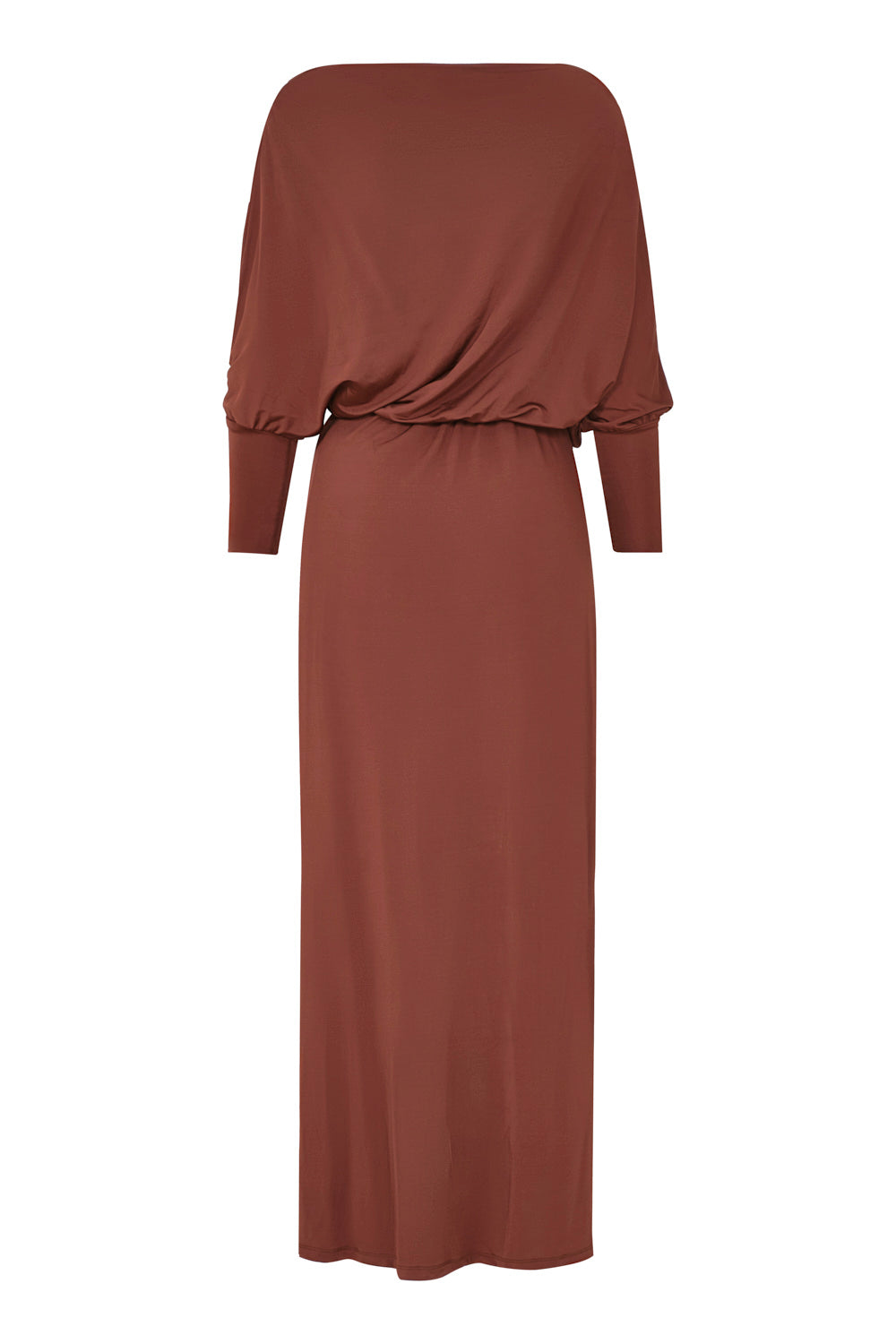 Vestido monte fuji coffee