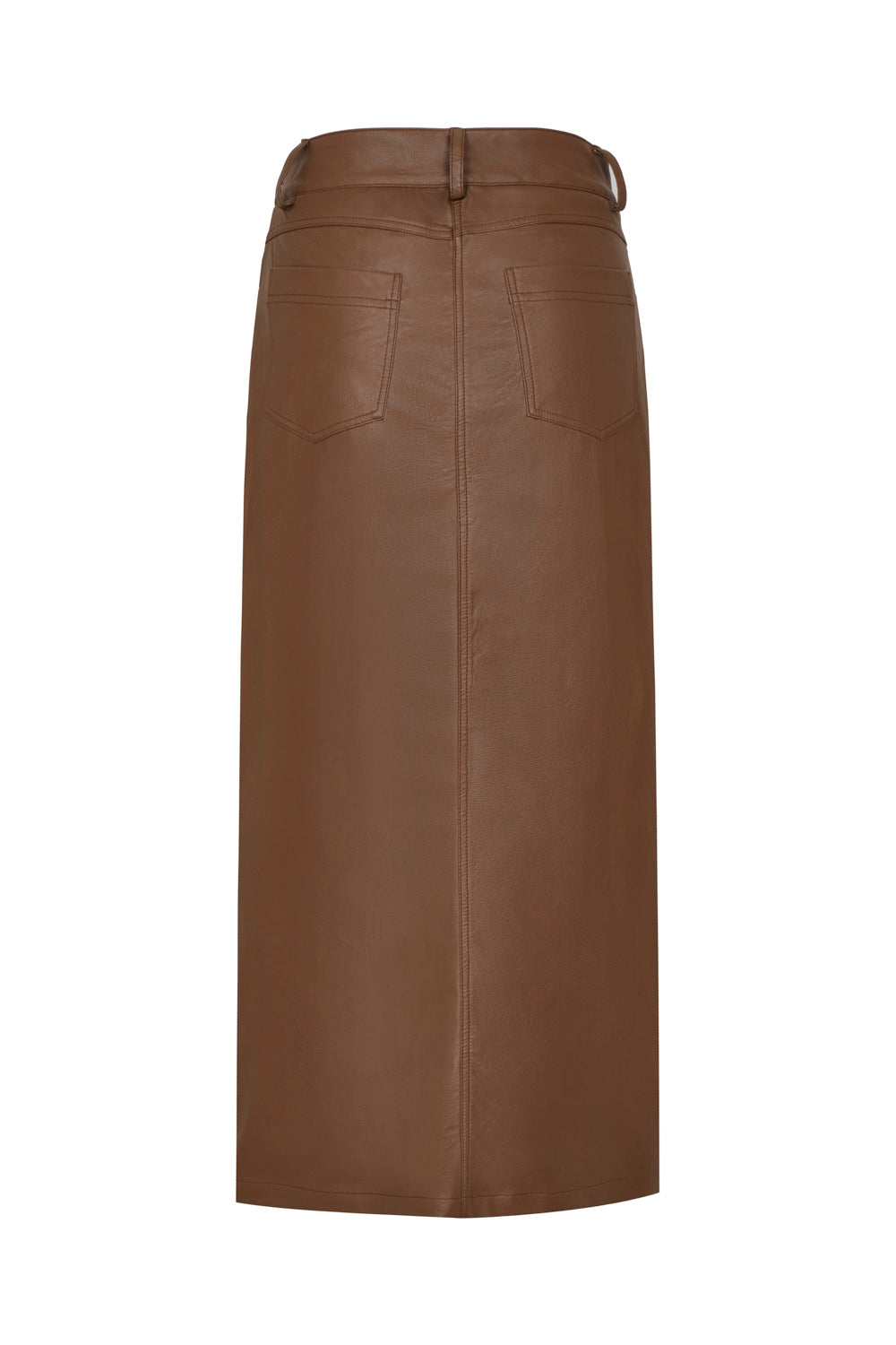 Falda carla cuerina camel