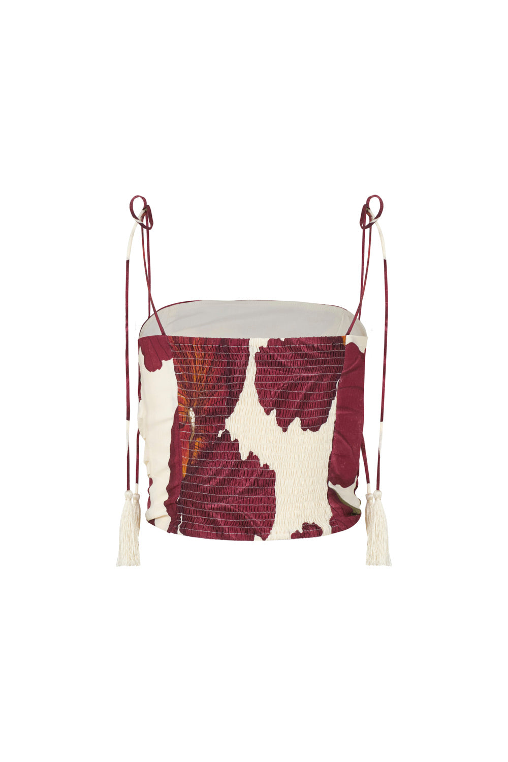 Crop top Pearl burgundy