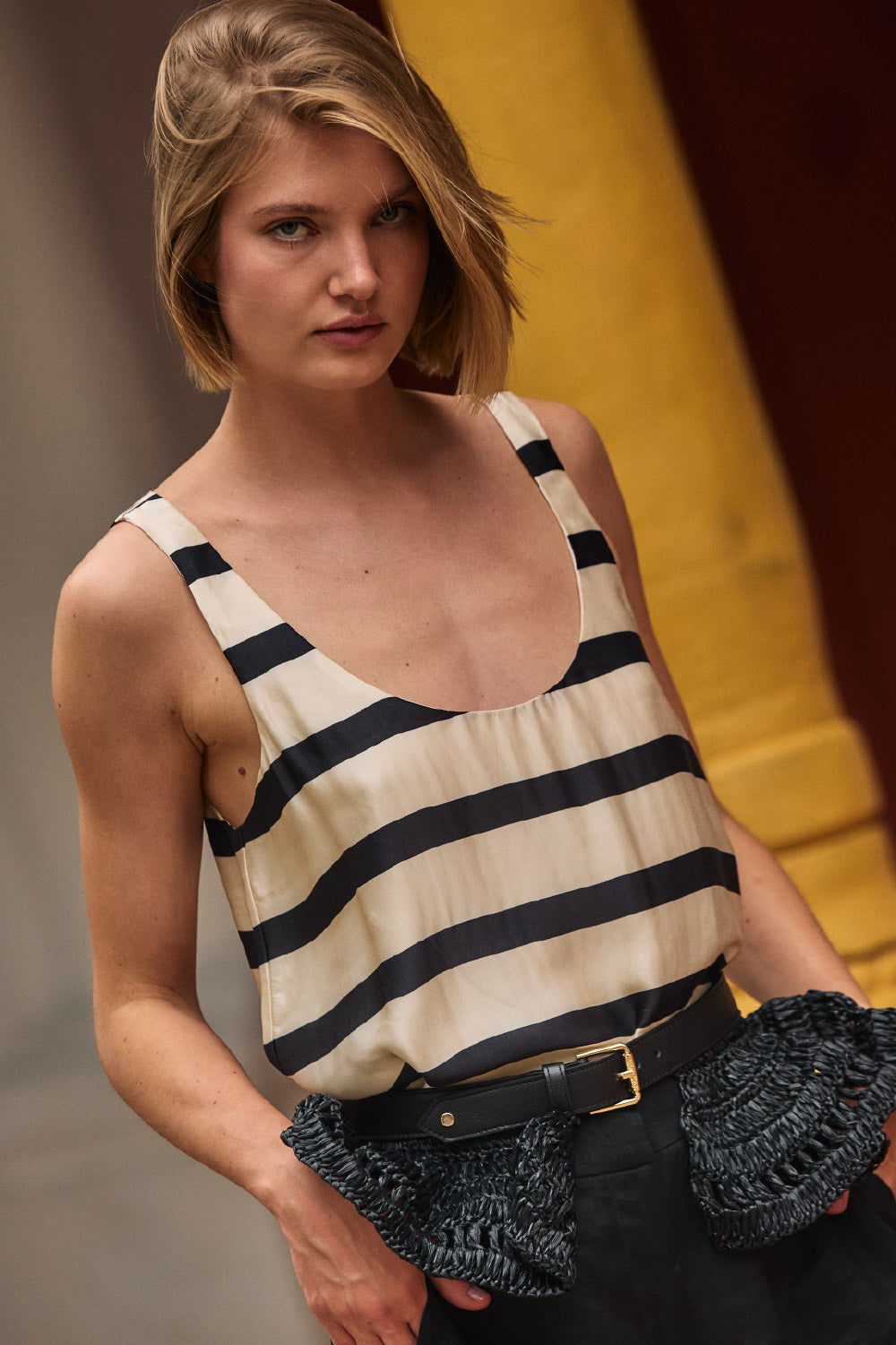 Blusa Corsega estampada