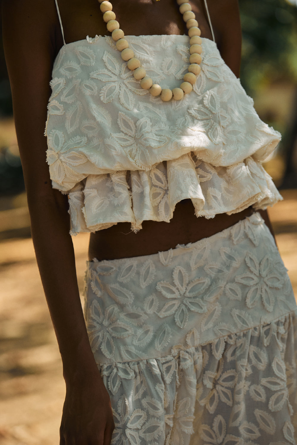Crop top lunel vainilla