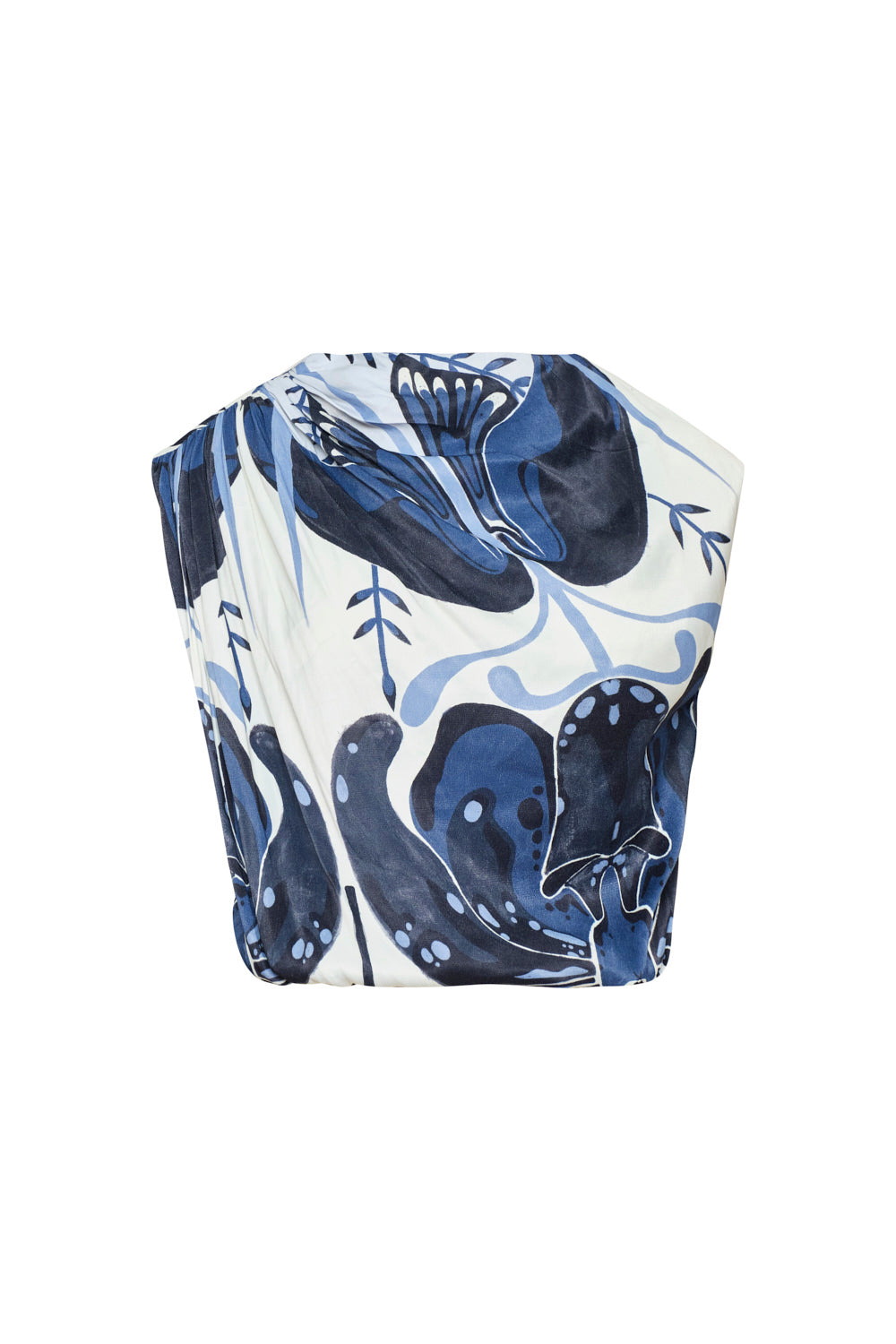 Blusa aura de jade ivory navy