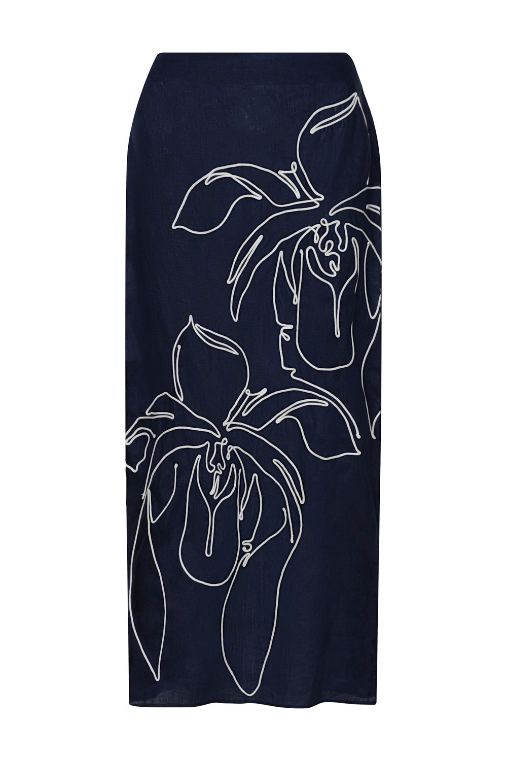 Falda arabela azul navy