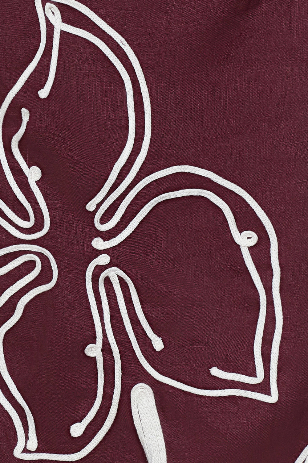 Falda samoa vinotinto