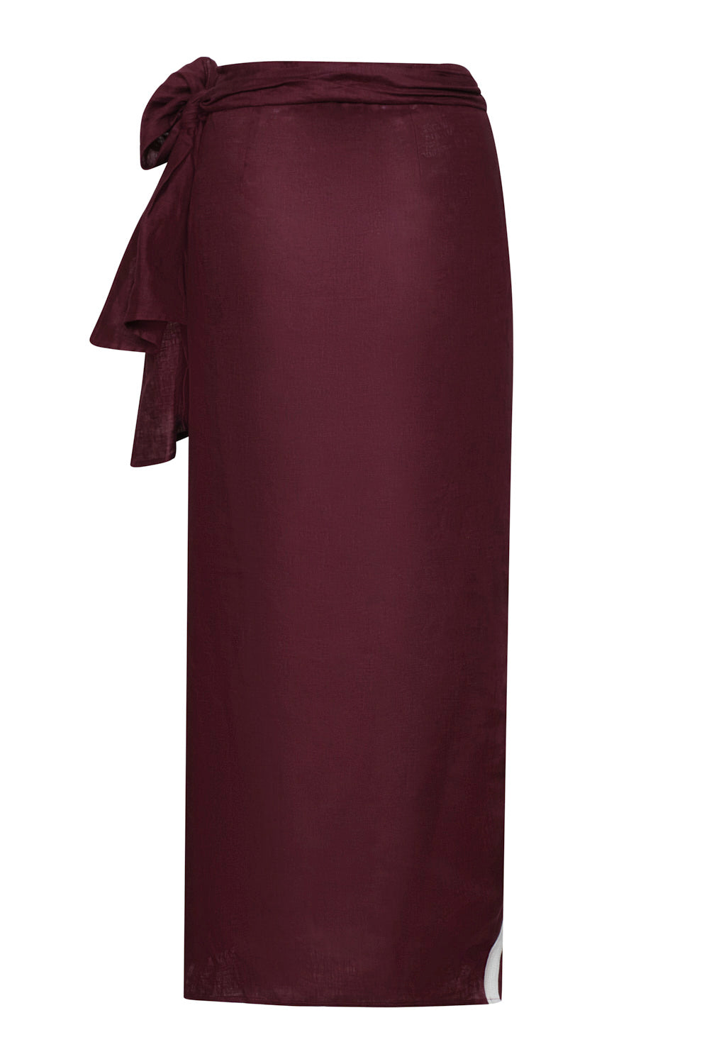 Falda samoa vinotinto