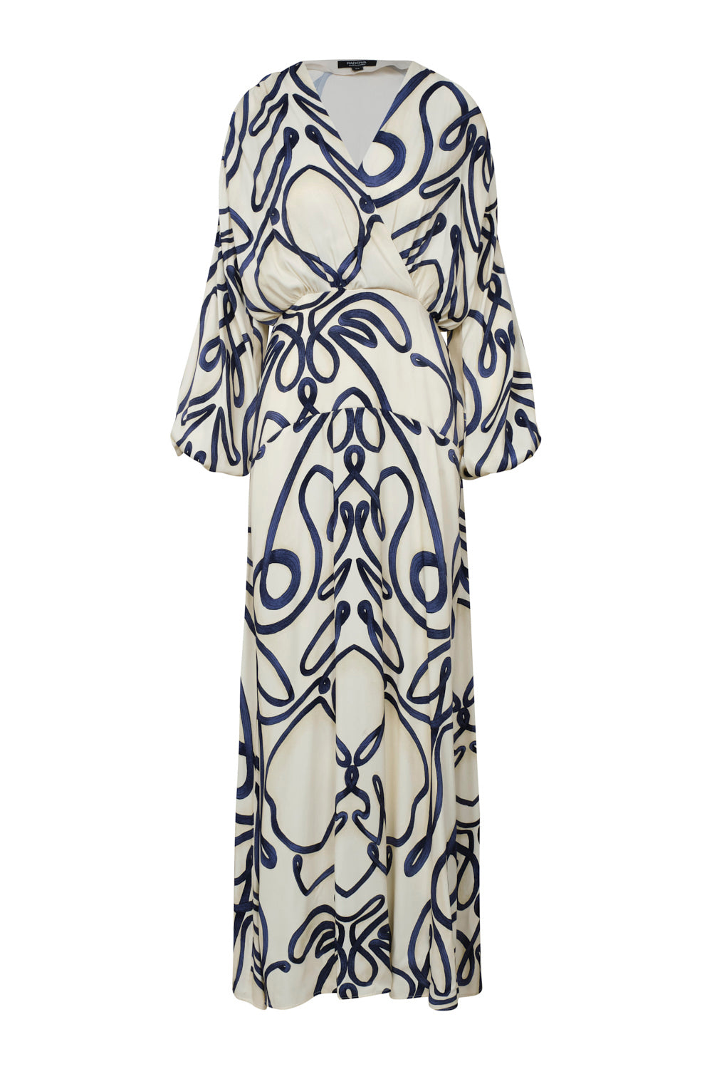 Vestido alba ivory navy