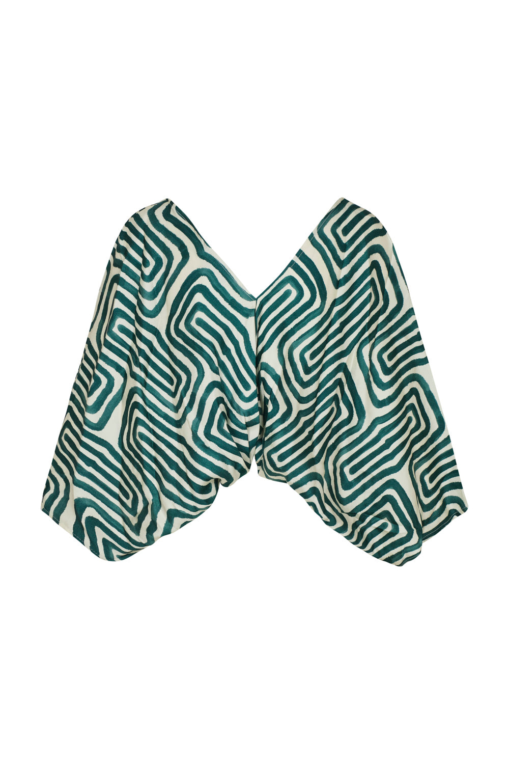 Blusa providencia esmeralda natural