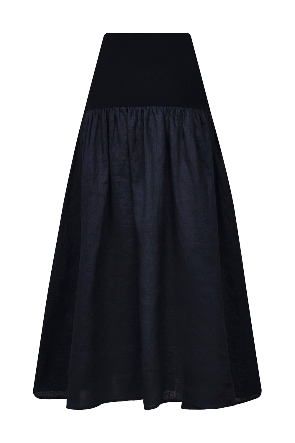 Falda playa dorada azul navy