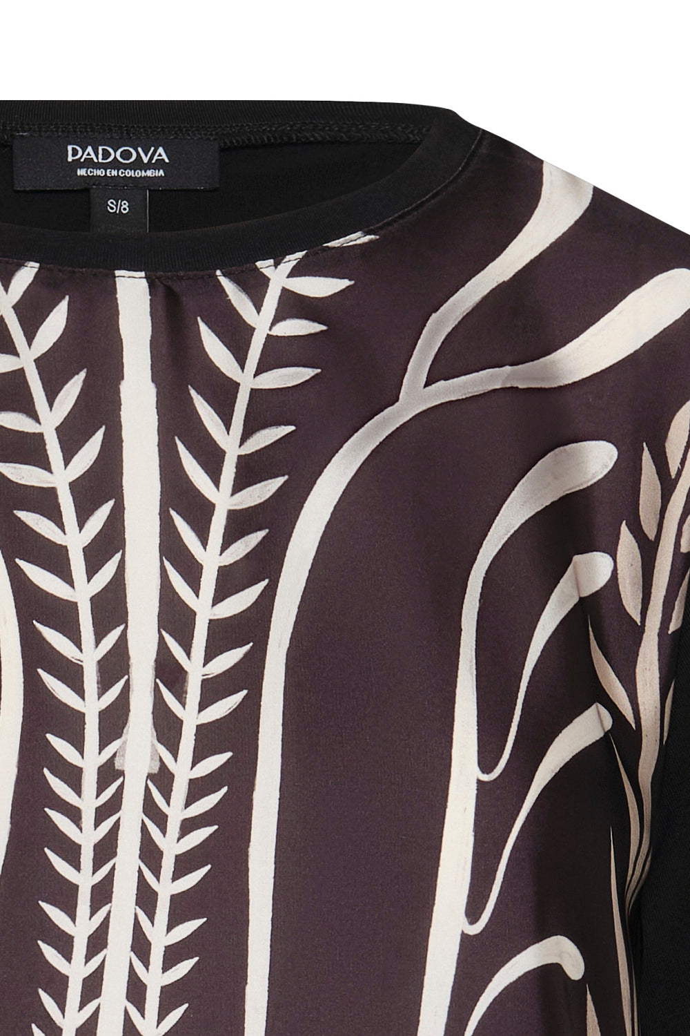 Camiseta lourdes negro