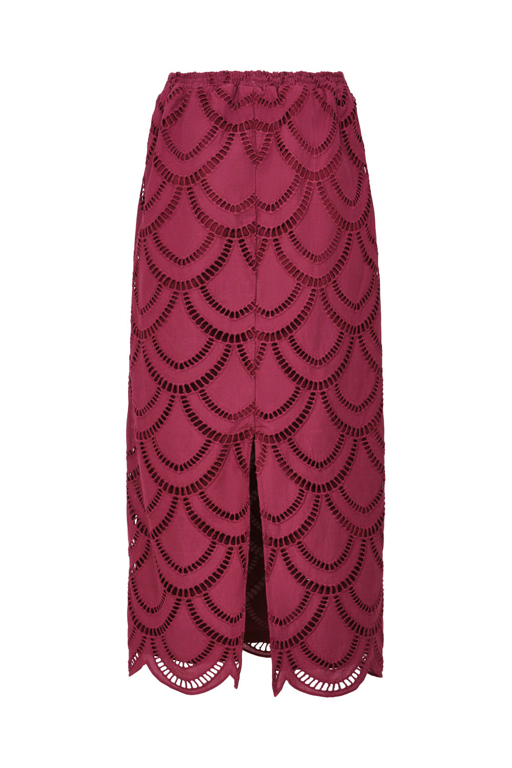 Falda arabela vinotinto