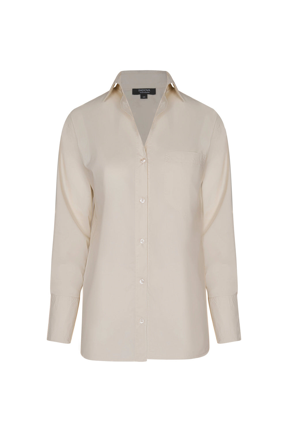 Camiseta bianca light beige