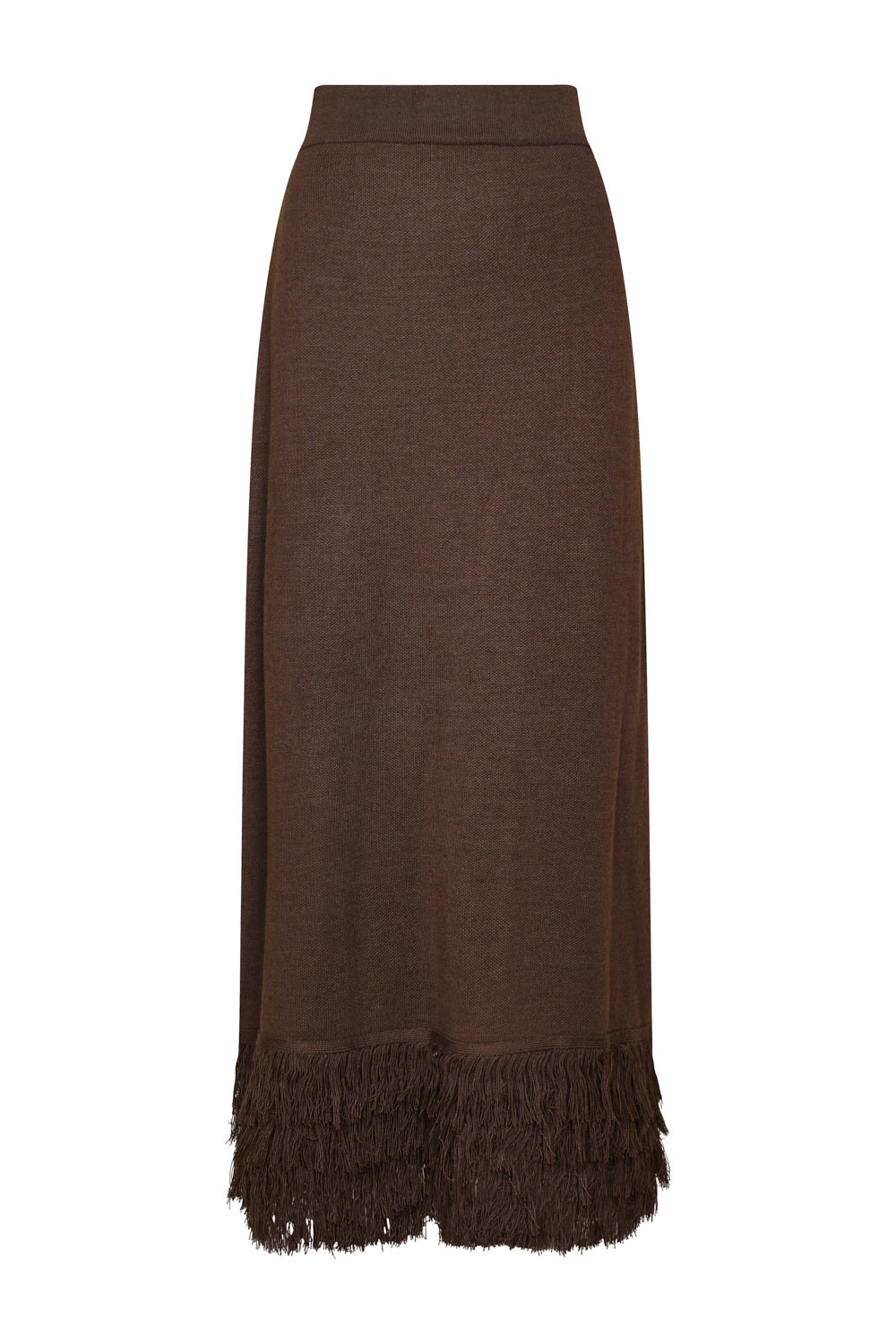 Falda Cierra dorada brown