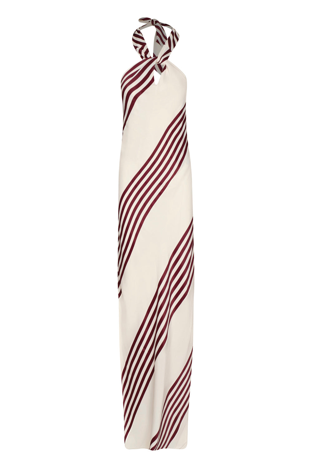 Vestido filosofía del arte ivory burgundy