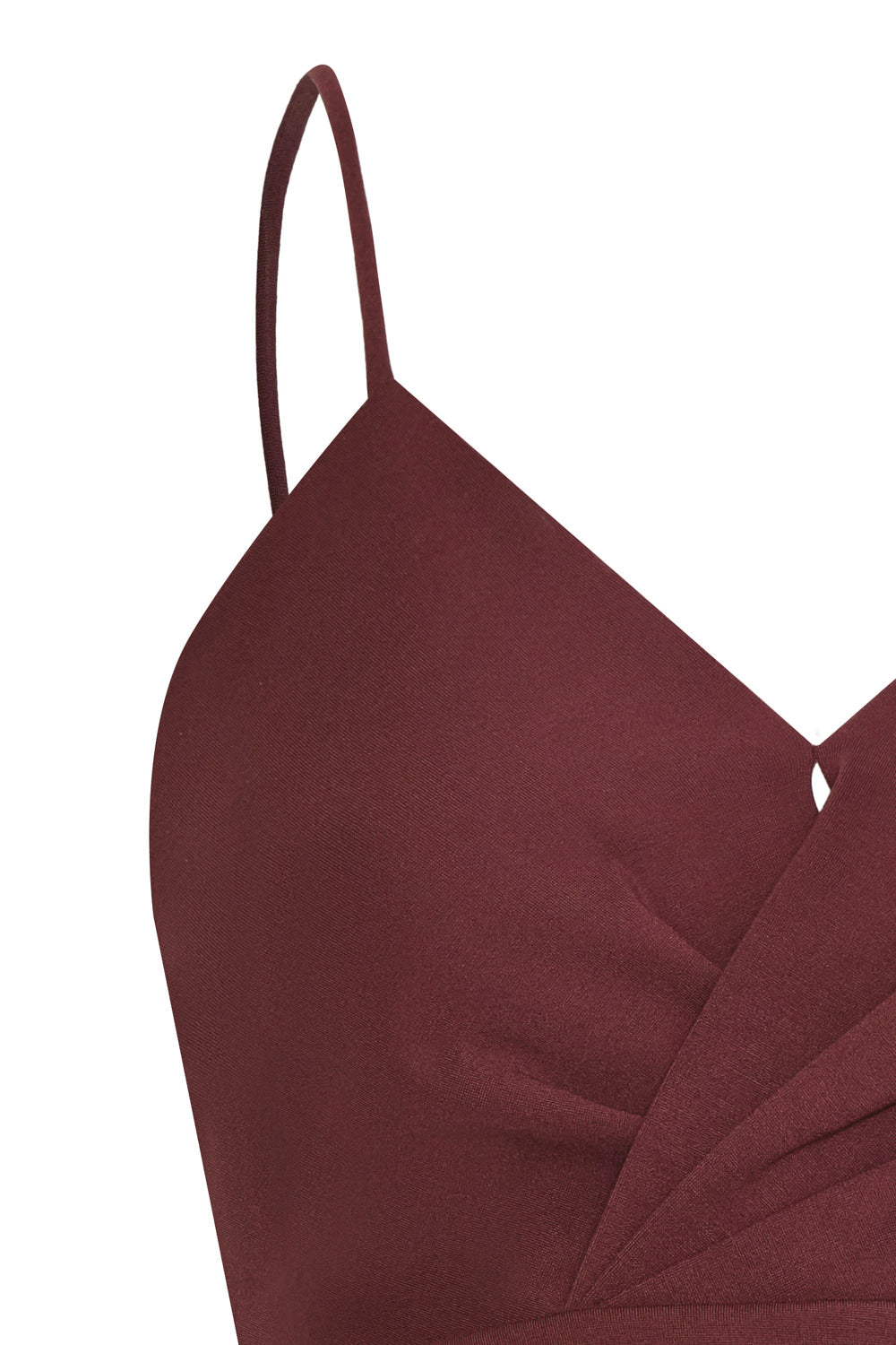 Crop top savia ruby wine