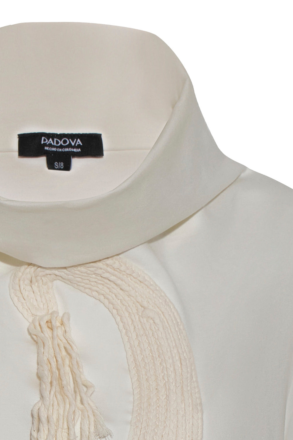 Saco new scarlett natural bordado