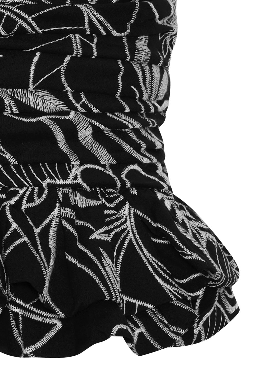 Crop top maia negro