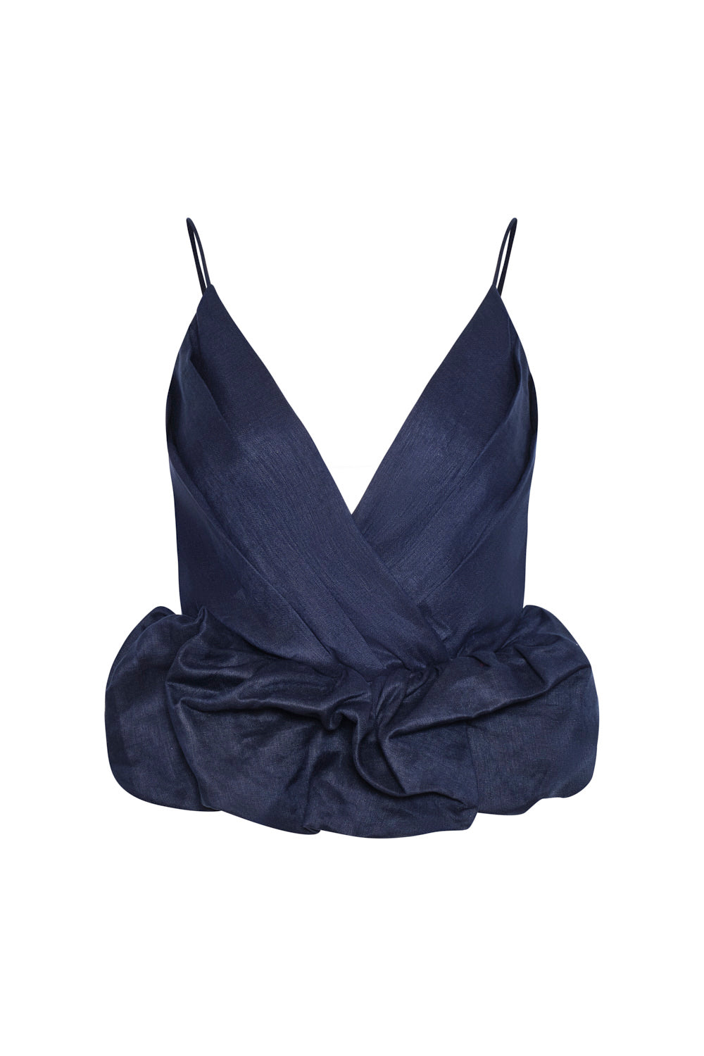 Blusa sintra azul navy lino