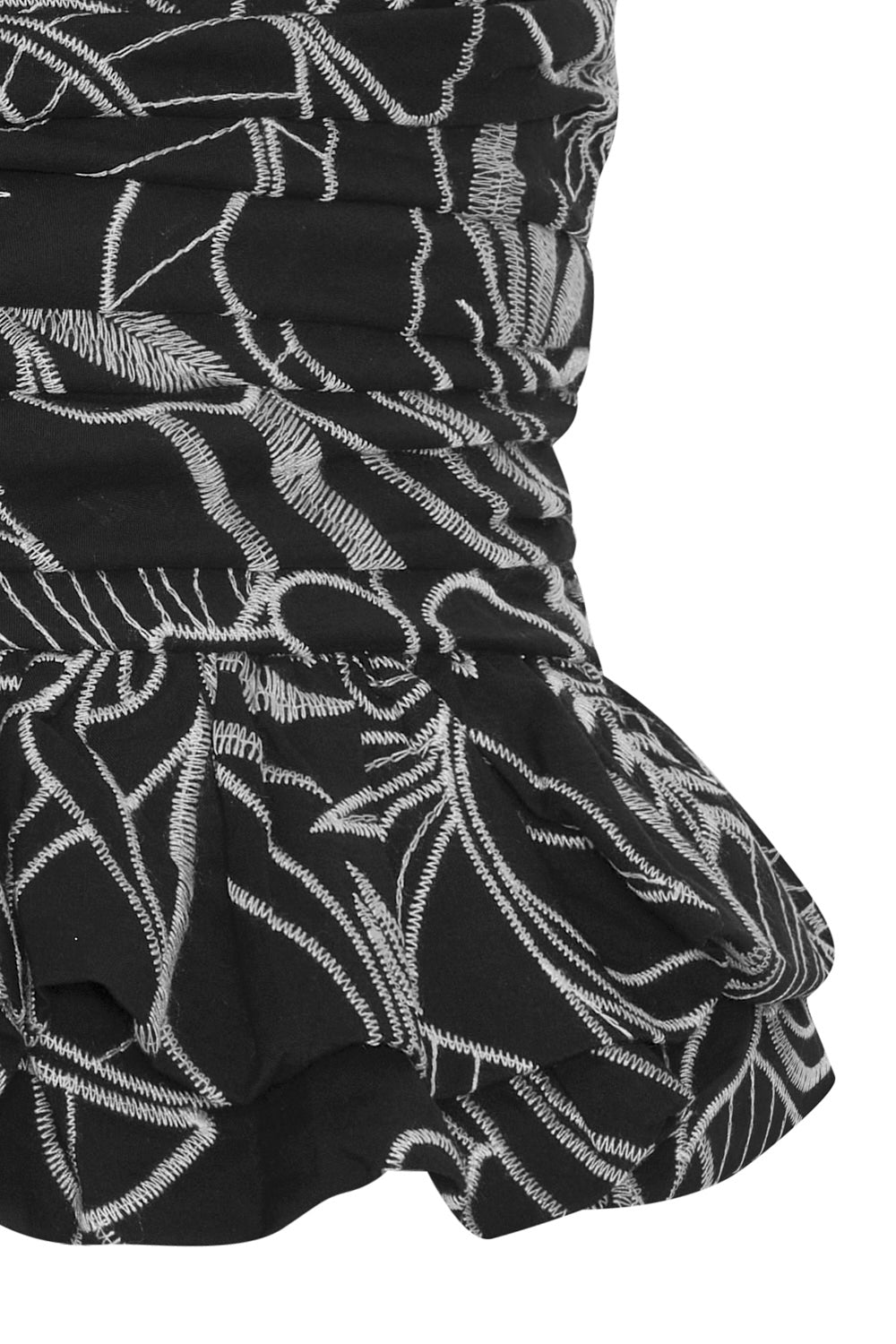 Crop top maia negro