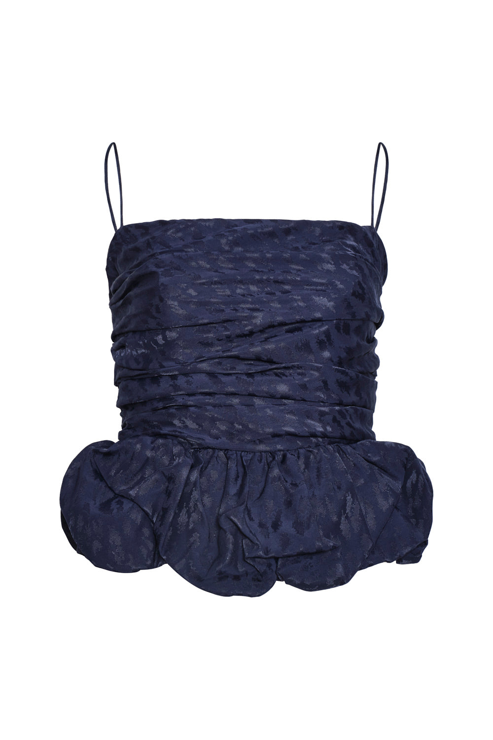 Crop top maia azul navy