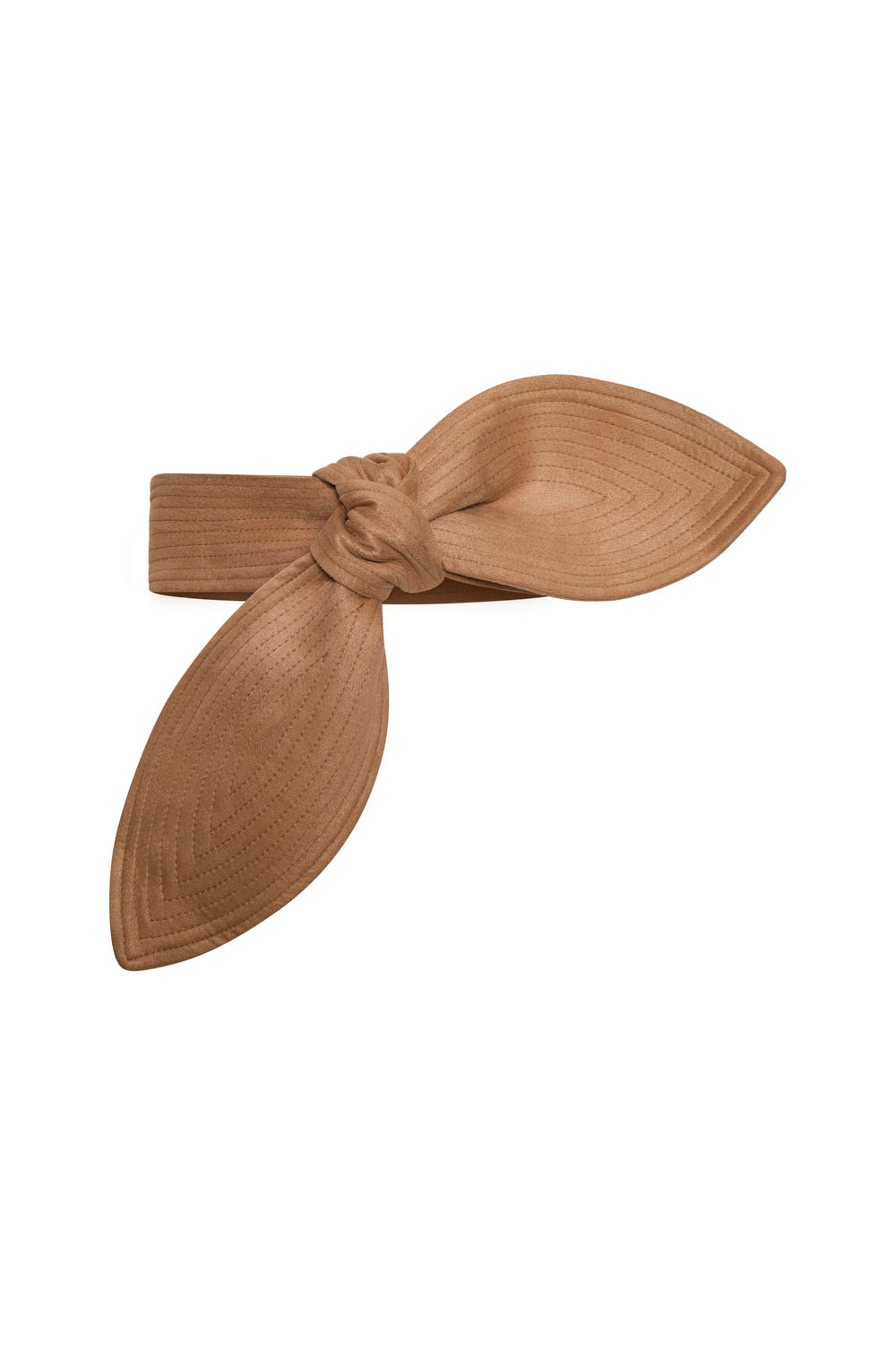 Cinturón gia taupe suede