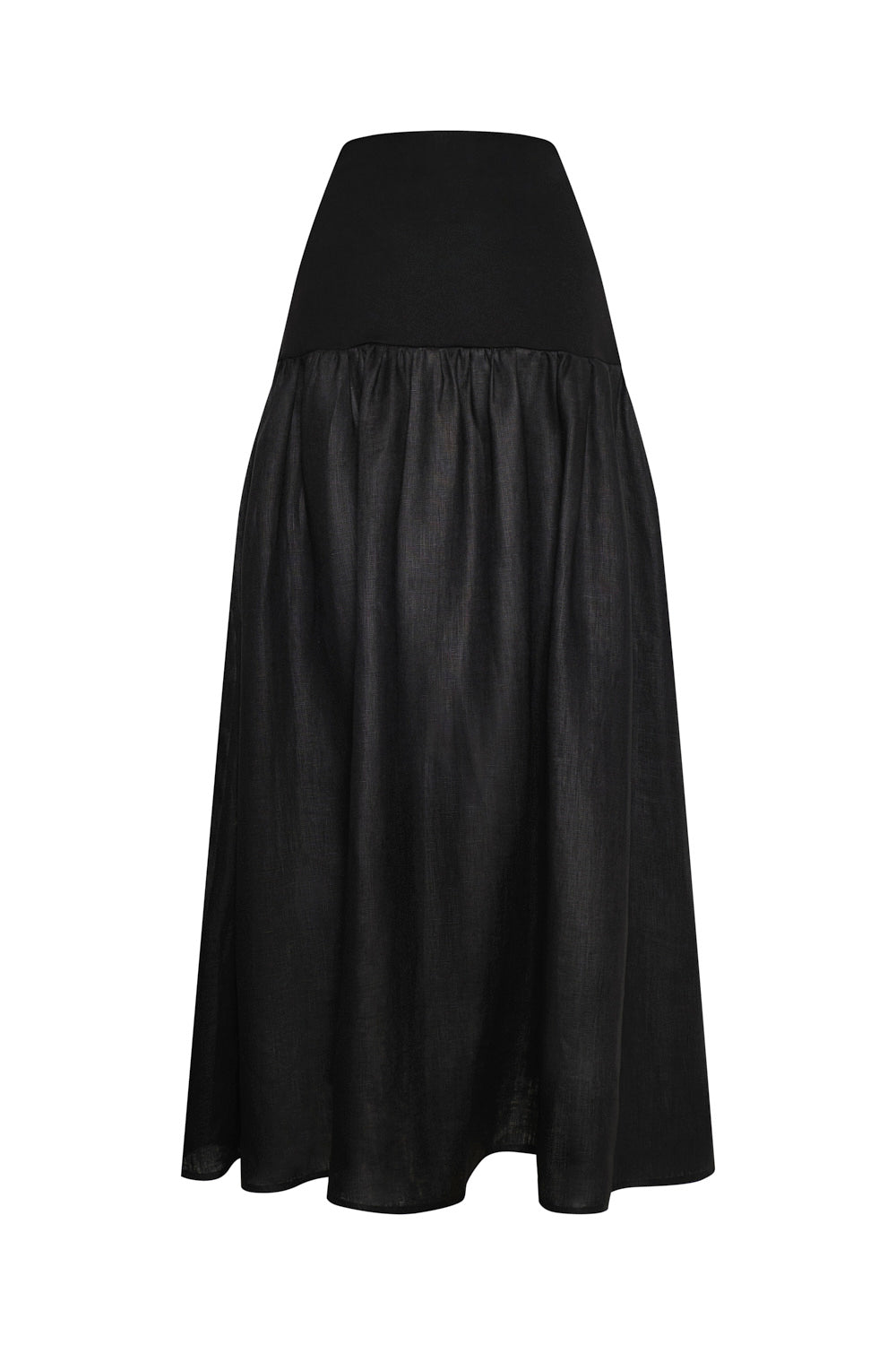 Black gold beach skirt
