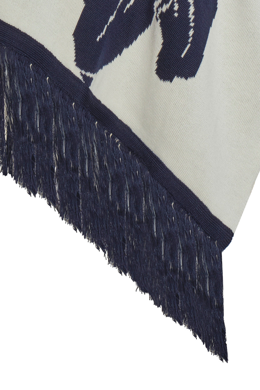 Bufanda yu moon azul natural