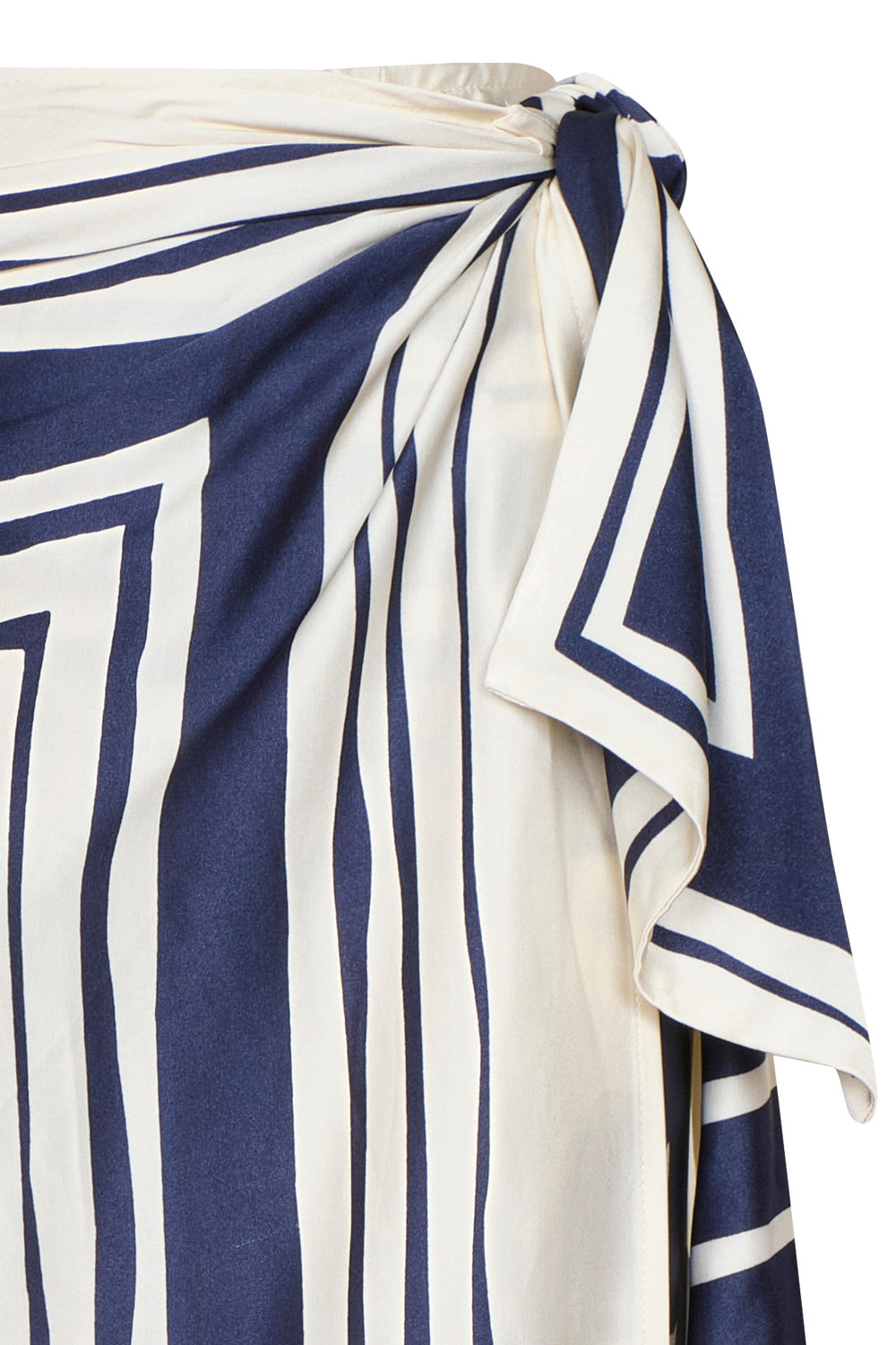 Falda luciana ivory navy