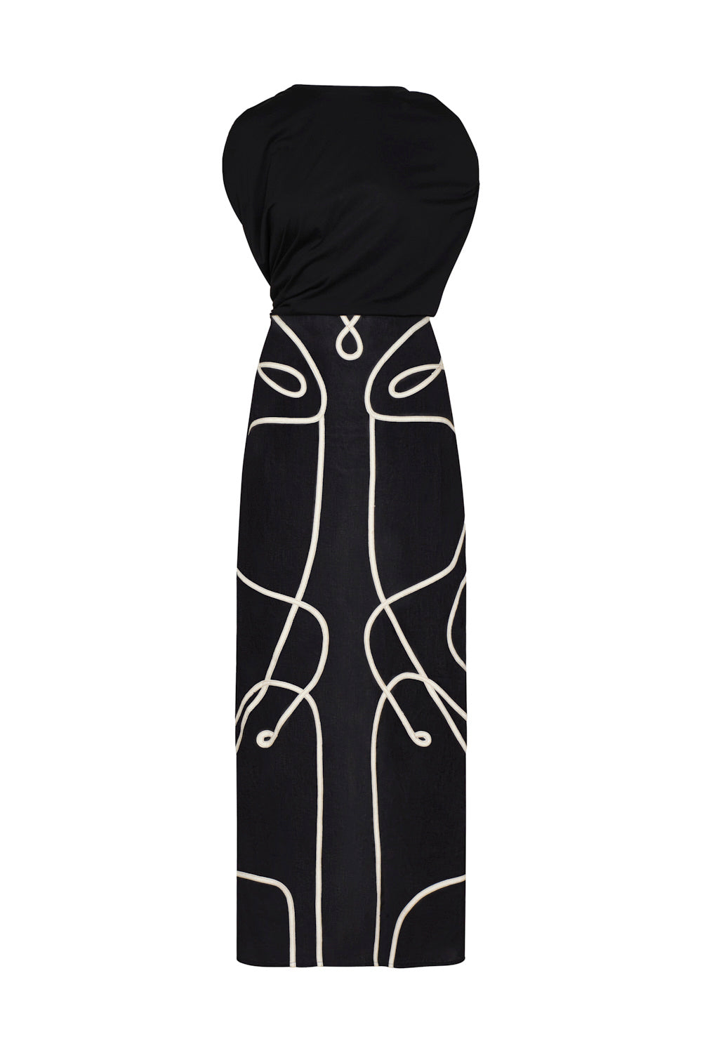 Vestido amaranta negro