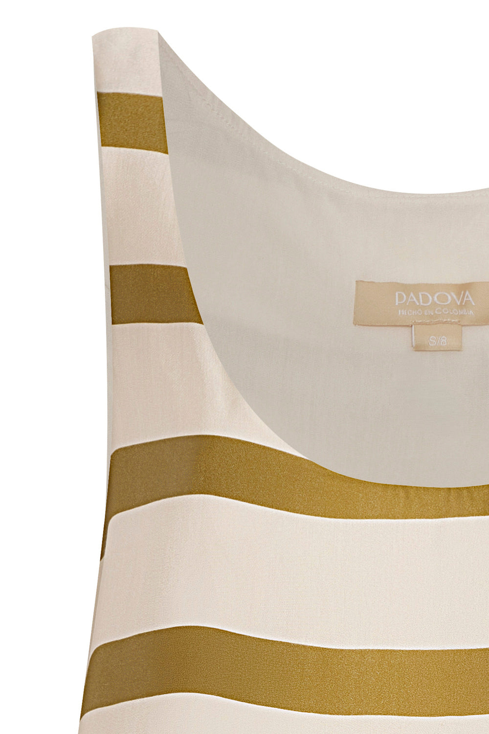 Blusa corsega natural pistacho