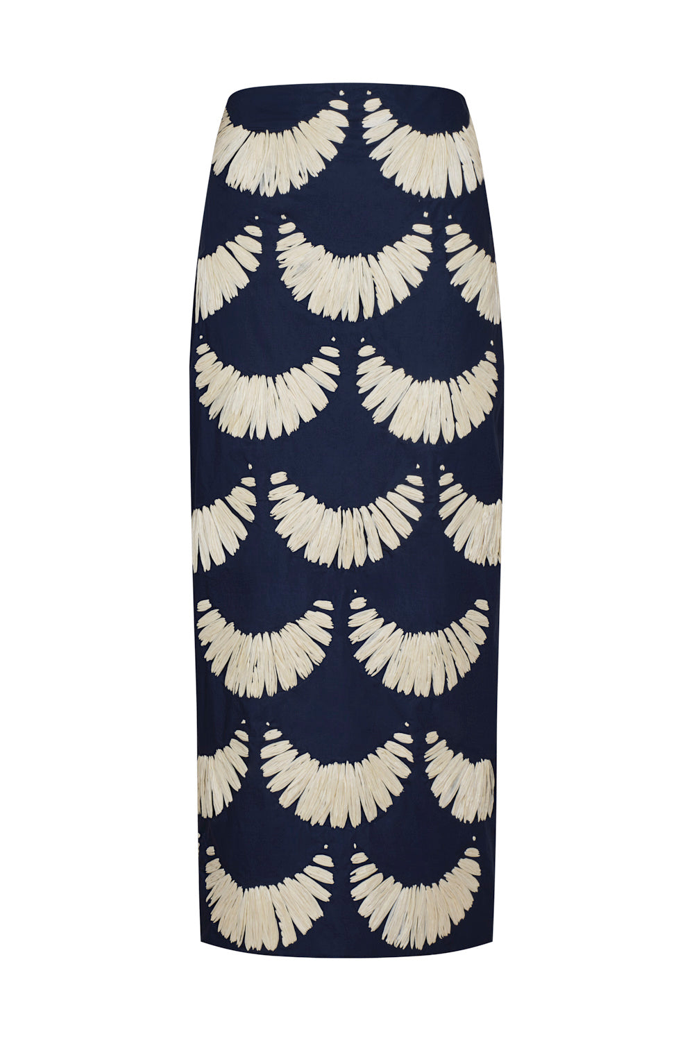 Falda kenina azul navy