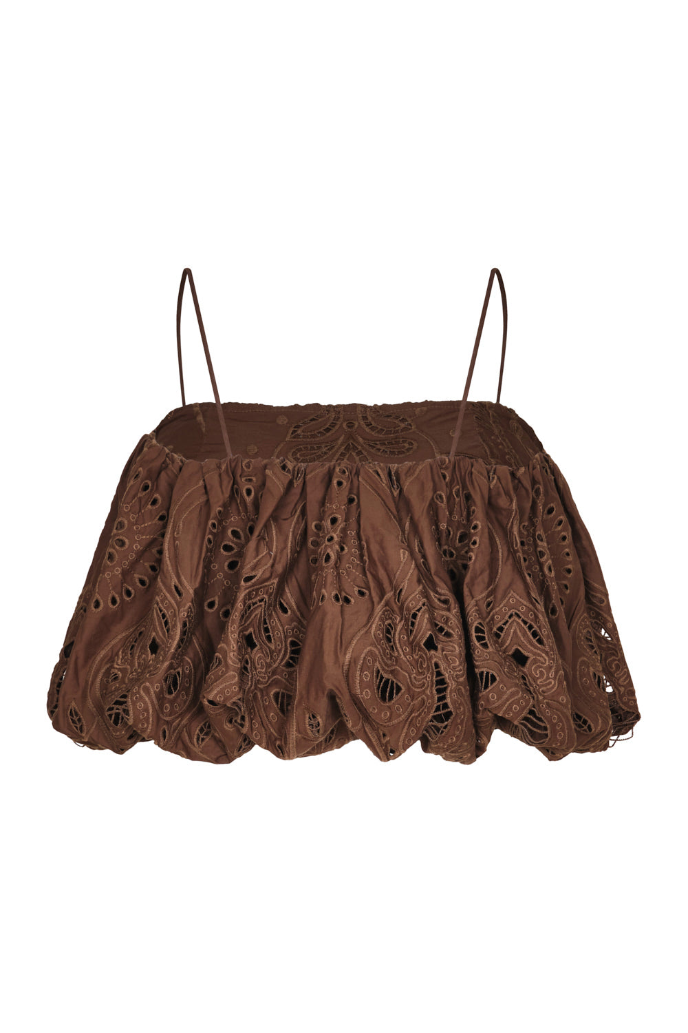 Crop top vienna coffee