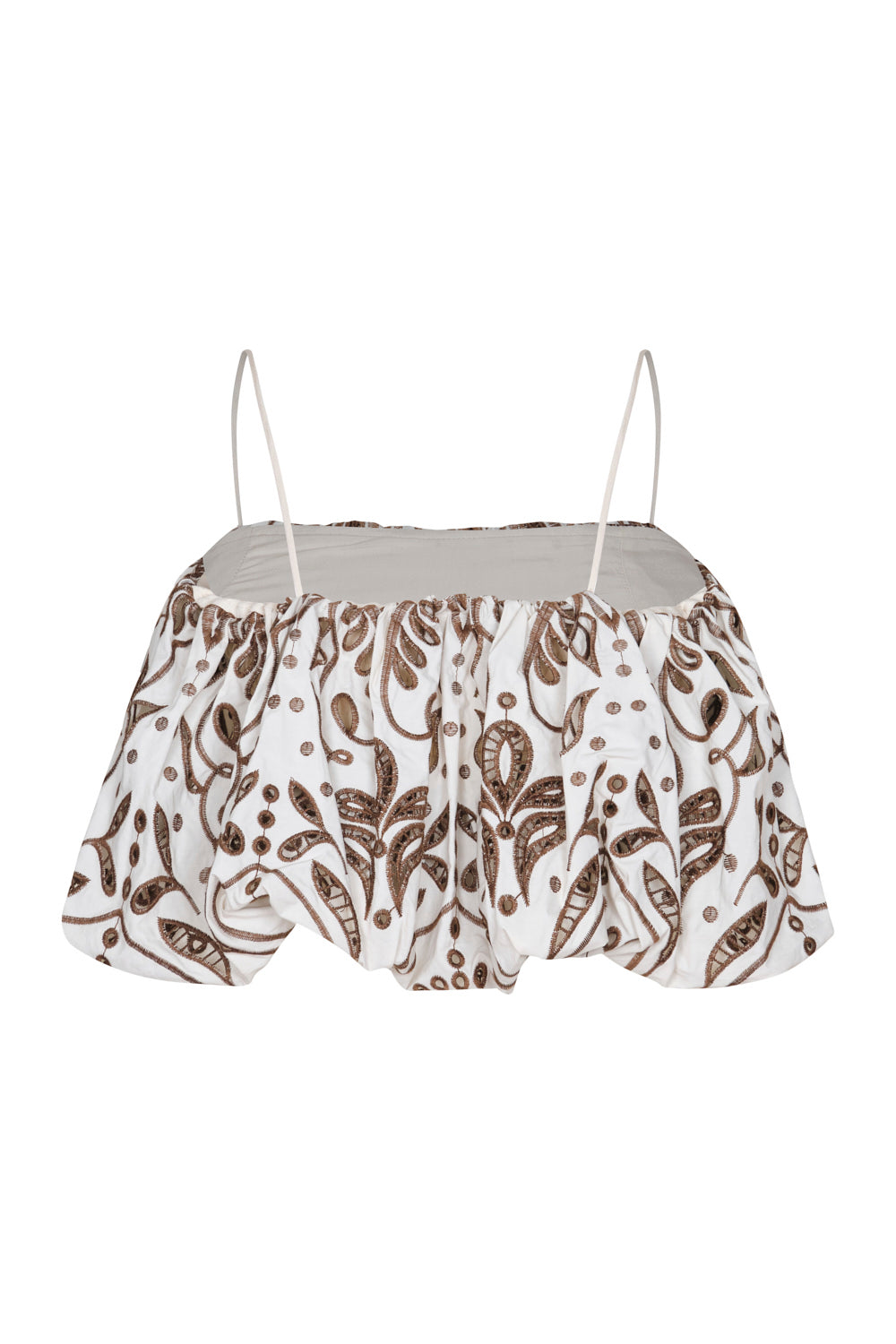 Crop top vienna ivory coffee