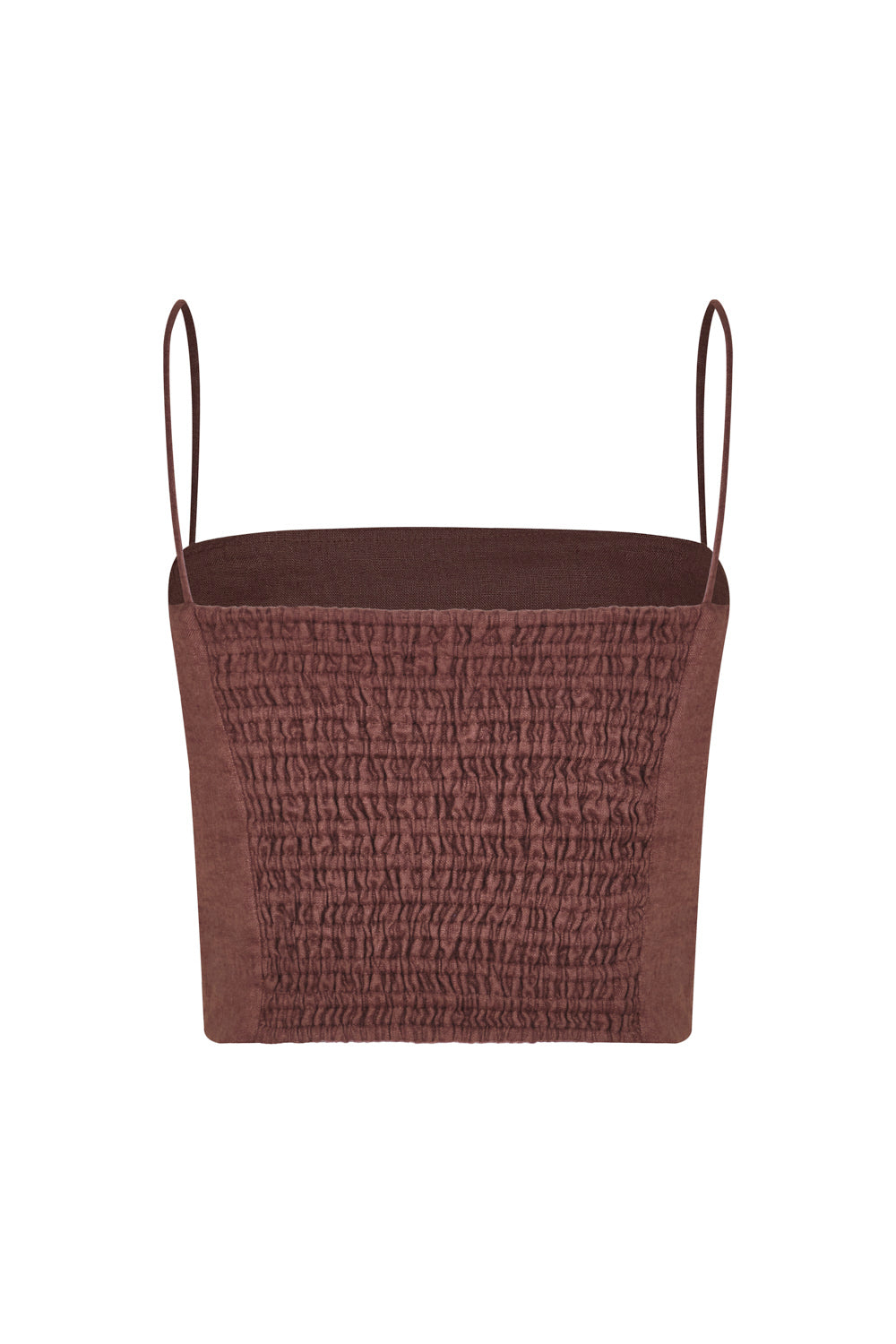 Crop top milan brown