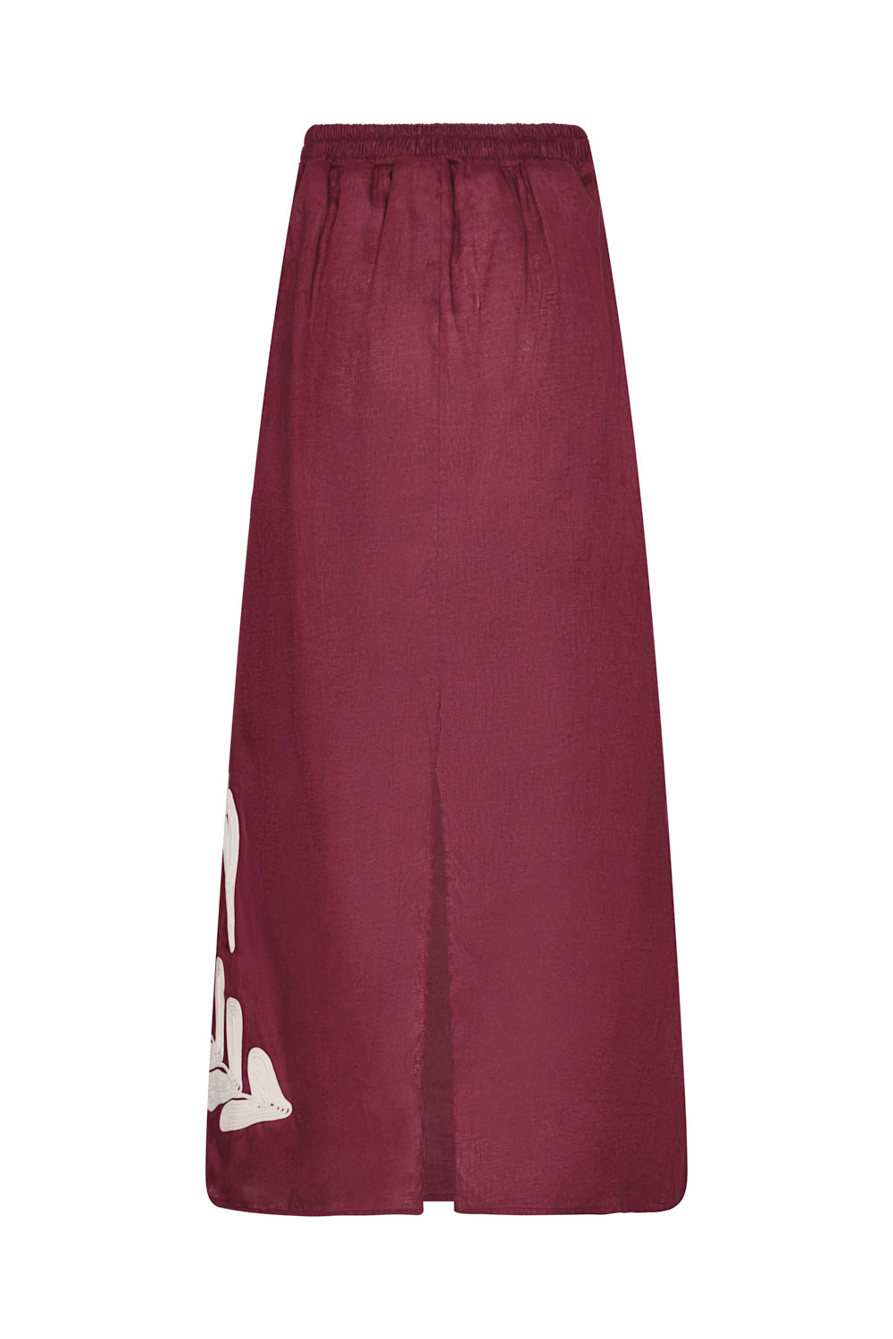 Falda marbella vinotinto