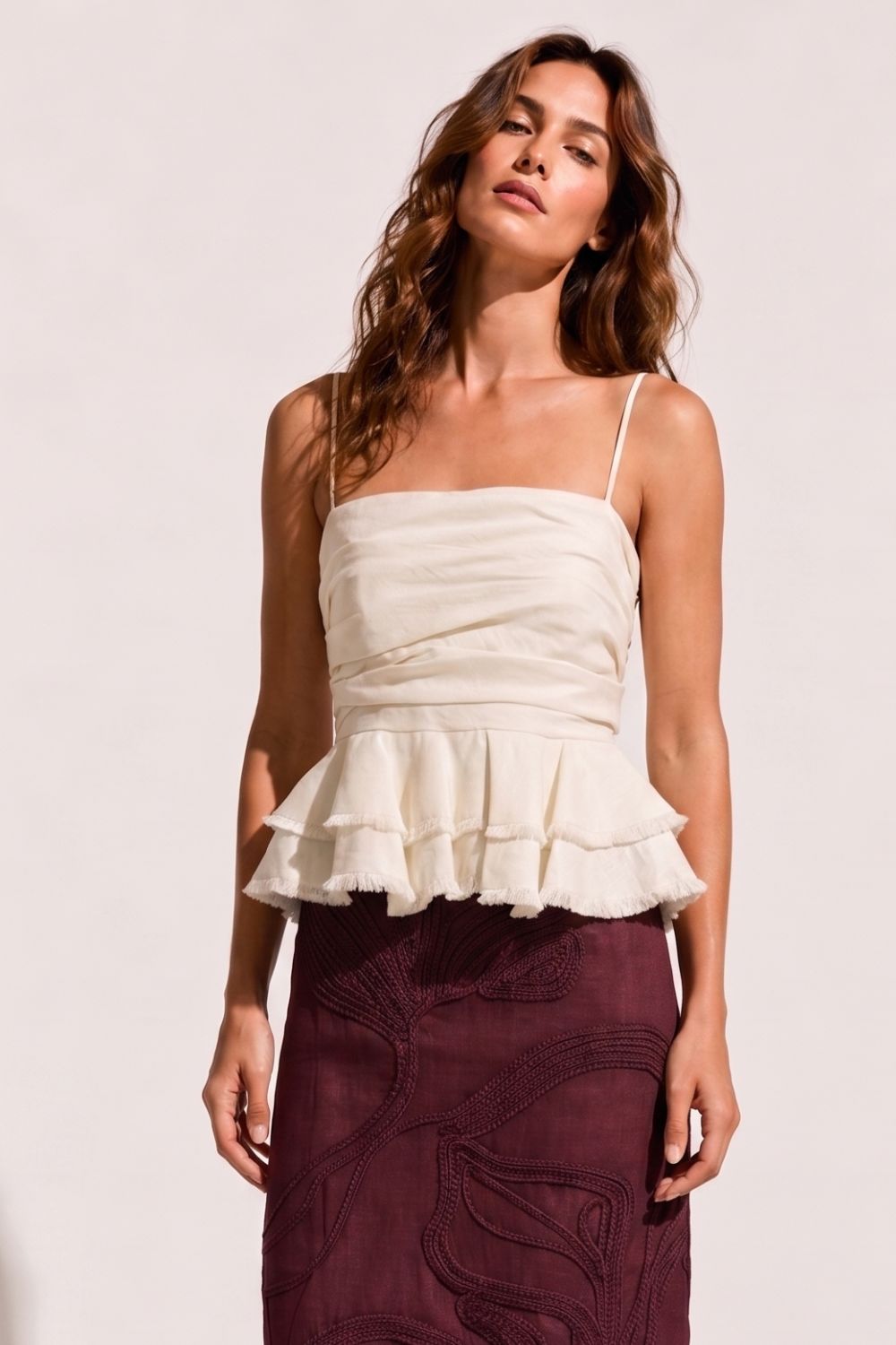 Crop top irina vainilla