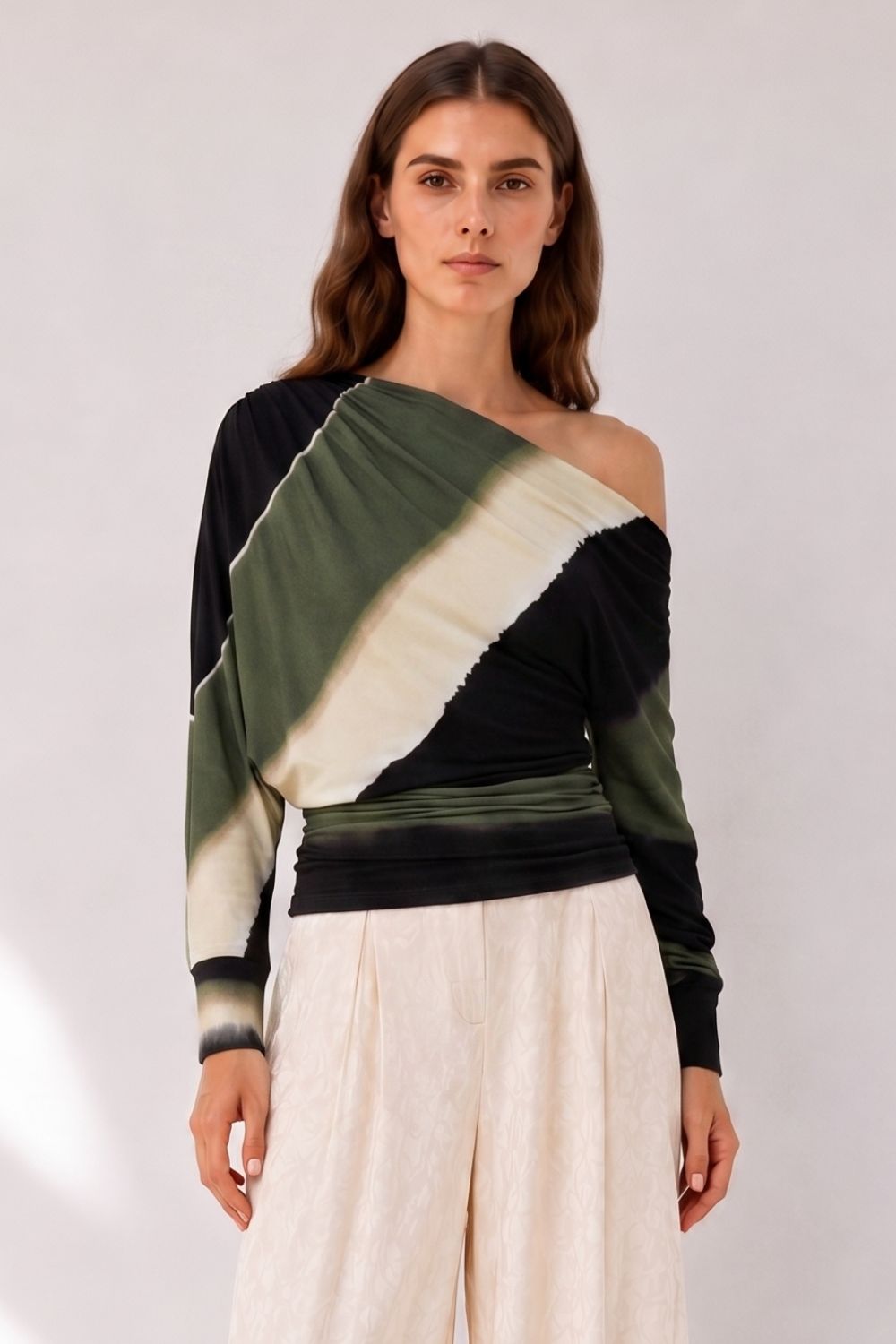Blusa santa cruz ivory verde