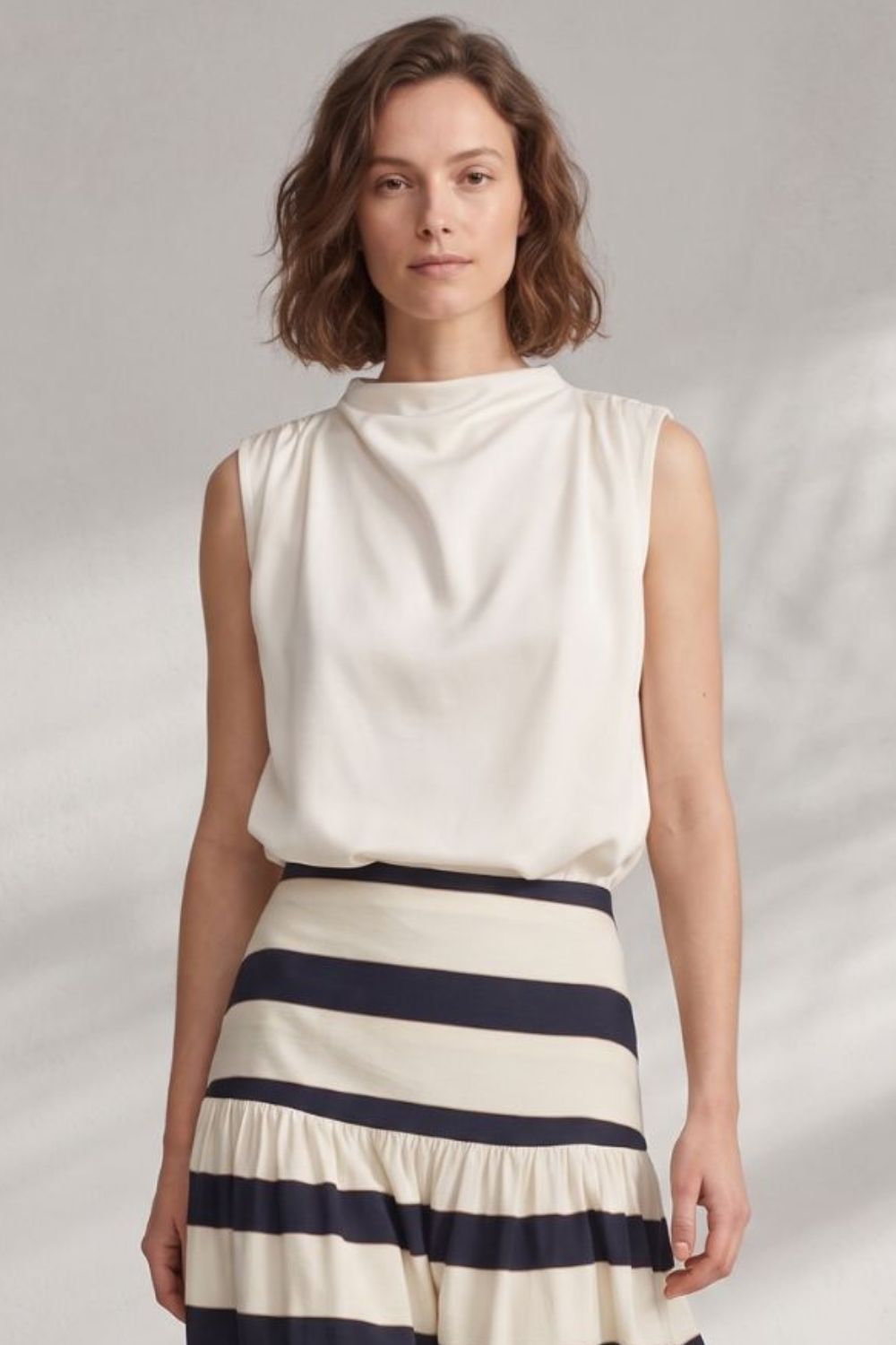 Blusa begonia natural