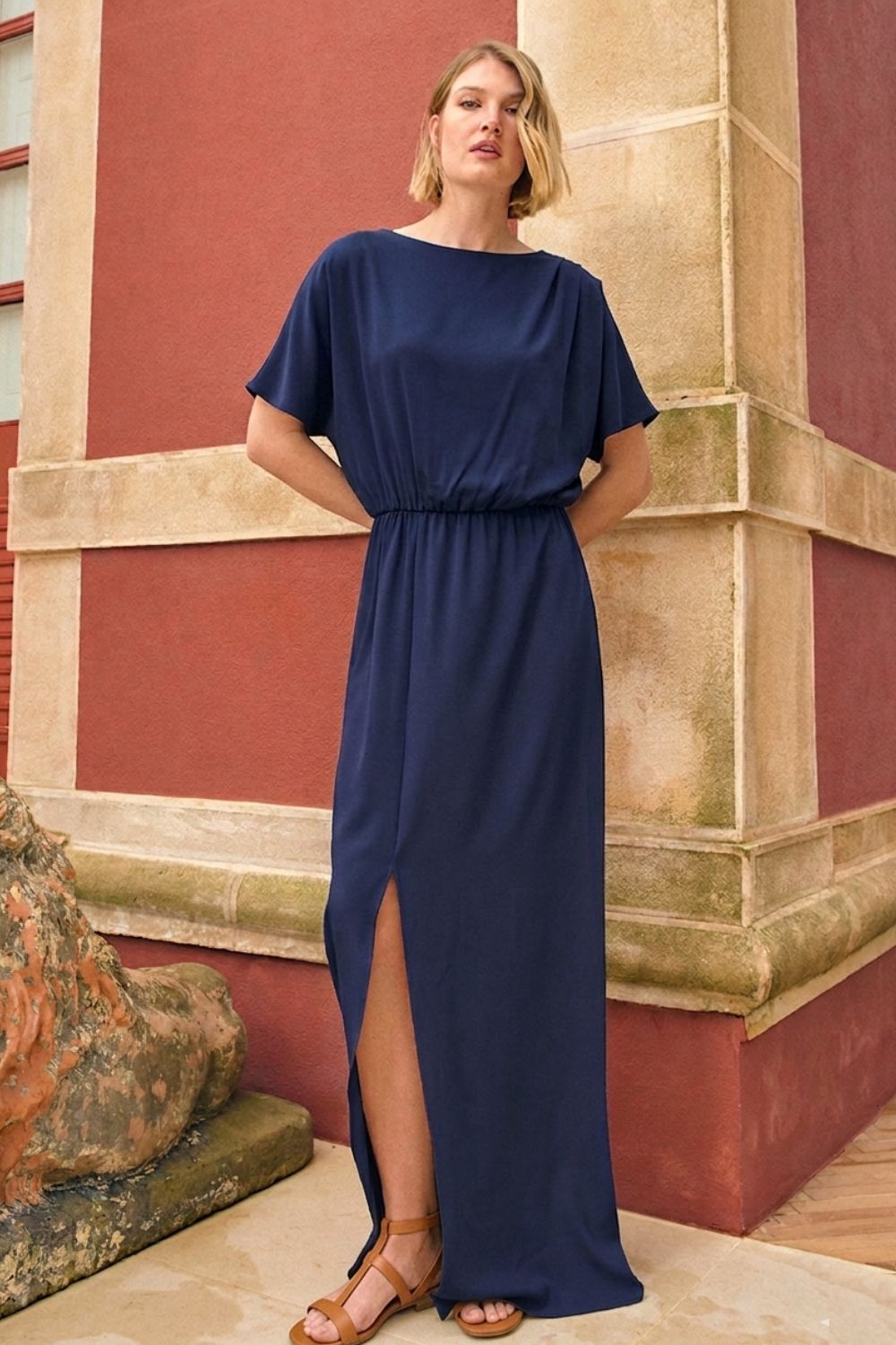 Vestido porto santo azul