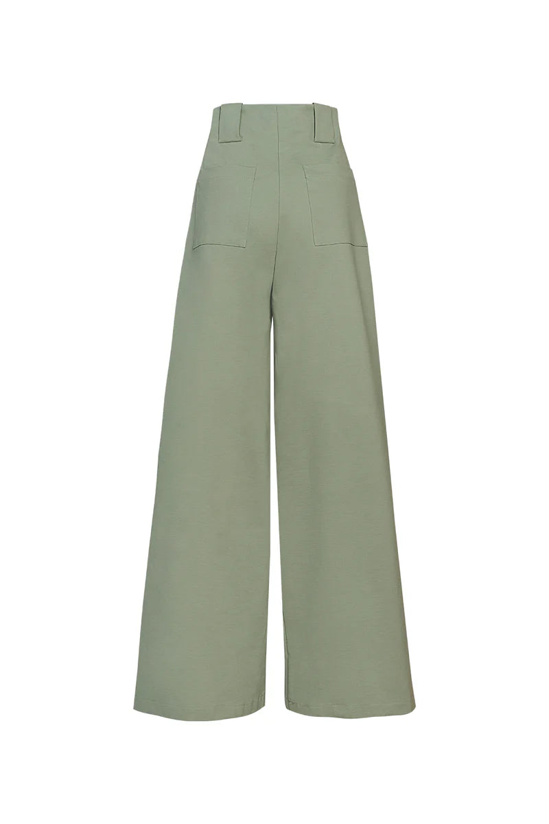 Pantalon New Paulette Sage