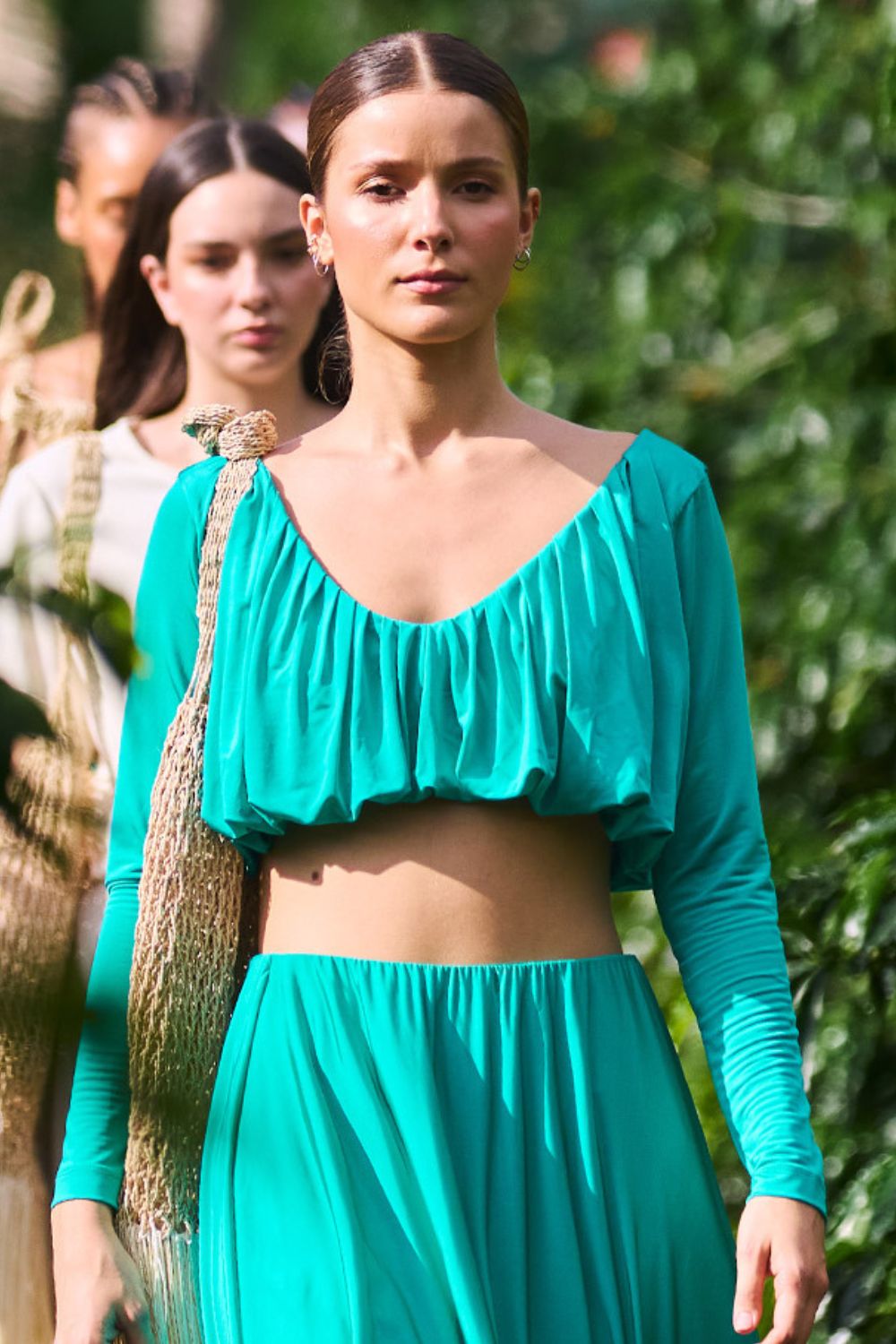 Crop Top Cadaques esmeralda